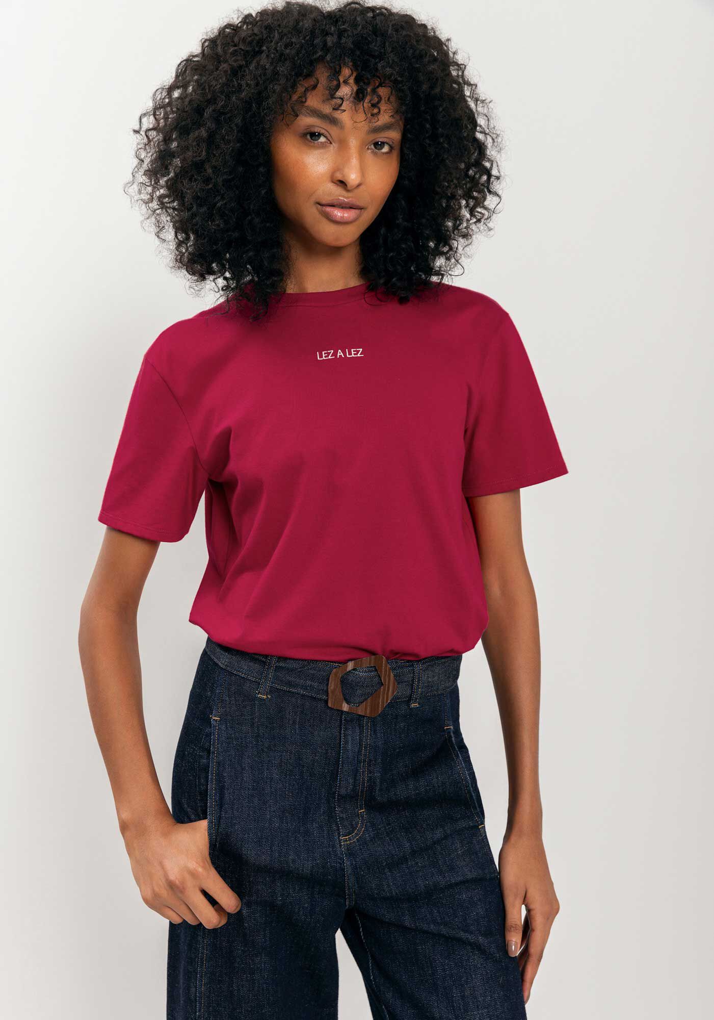 Blusa T-shirt De Mangas Curtas Em Malha De Algod&atilde;o Penteado, , large.