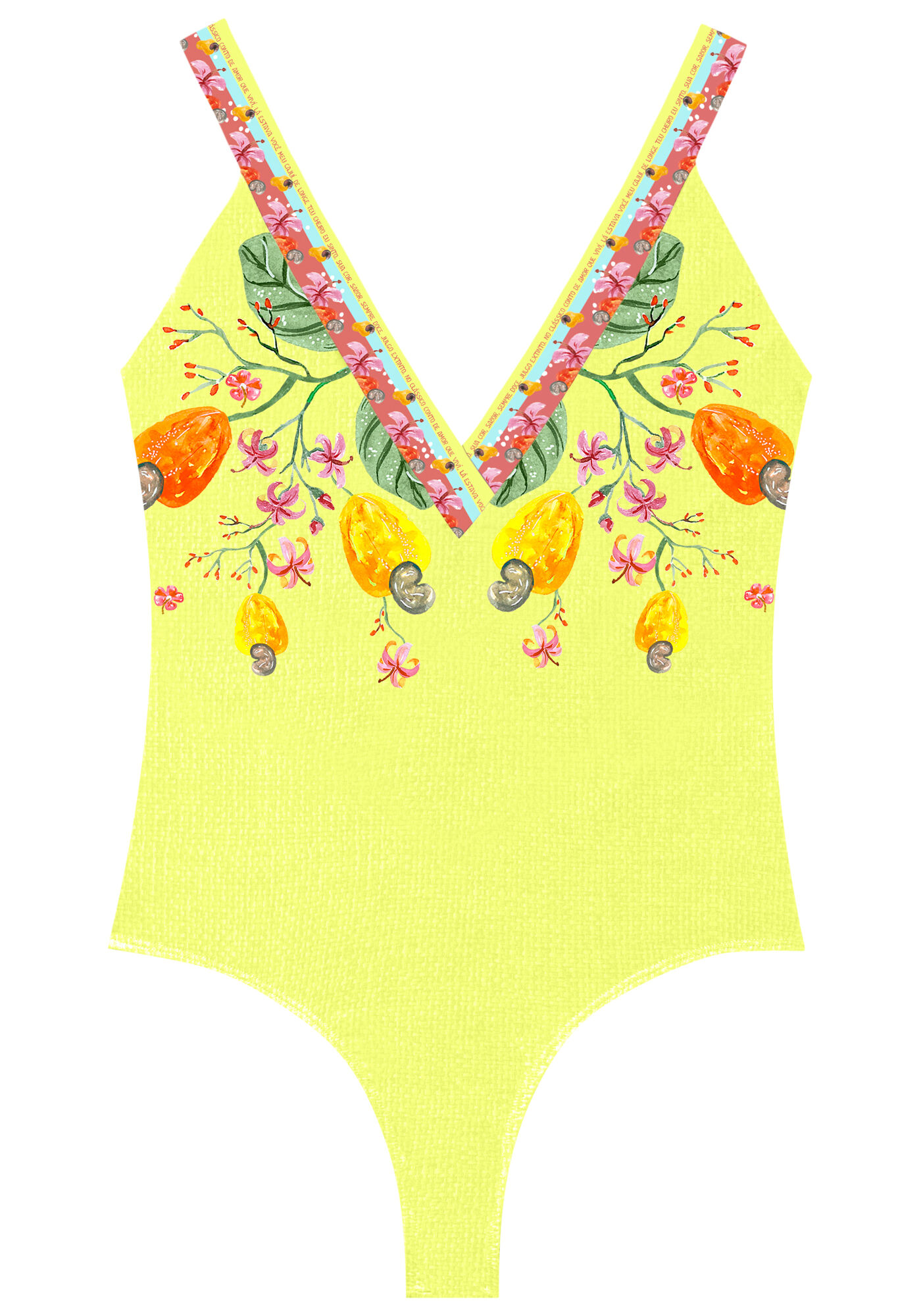 Body com Al&ccedil;as em Malha Modelli com Decote V, CAJUI, large.