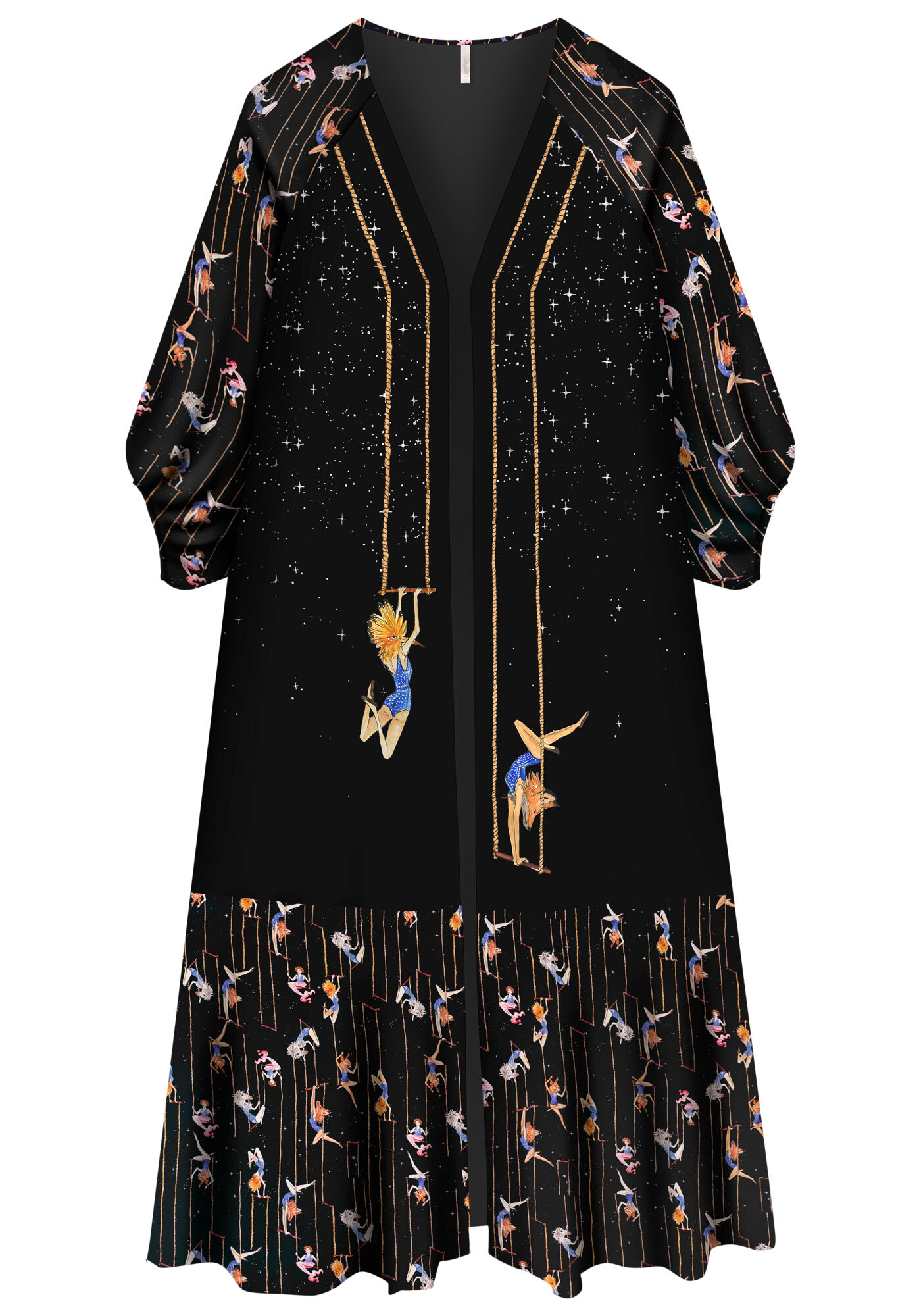 Sobreposi&ccedil;&atilde;o M&aacute;xi Estampado, ACROBATAS, large.