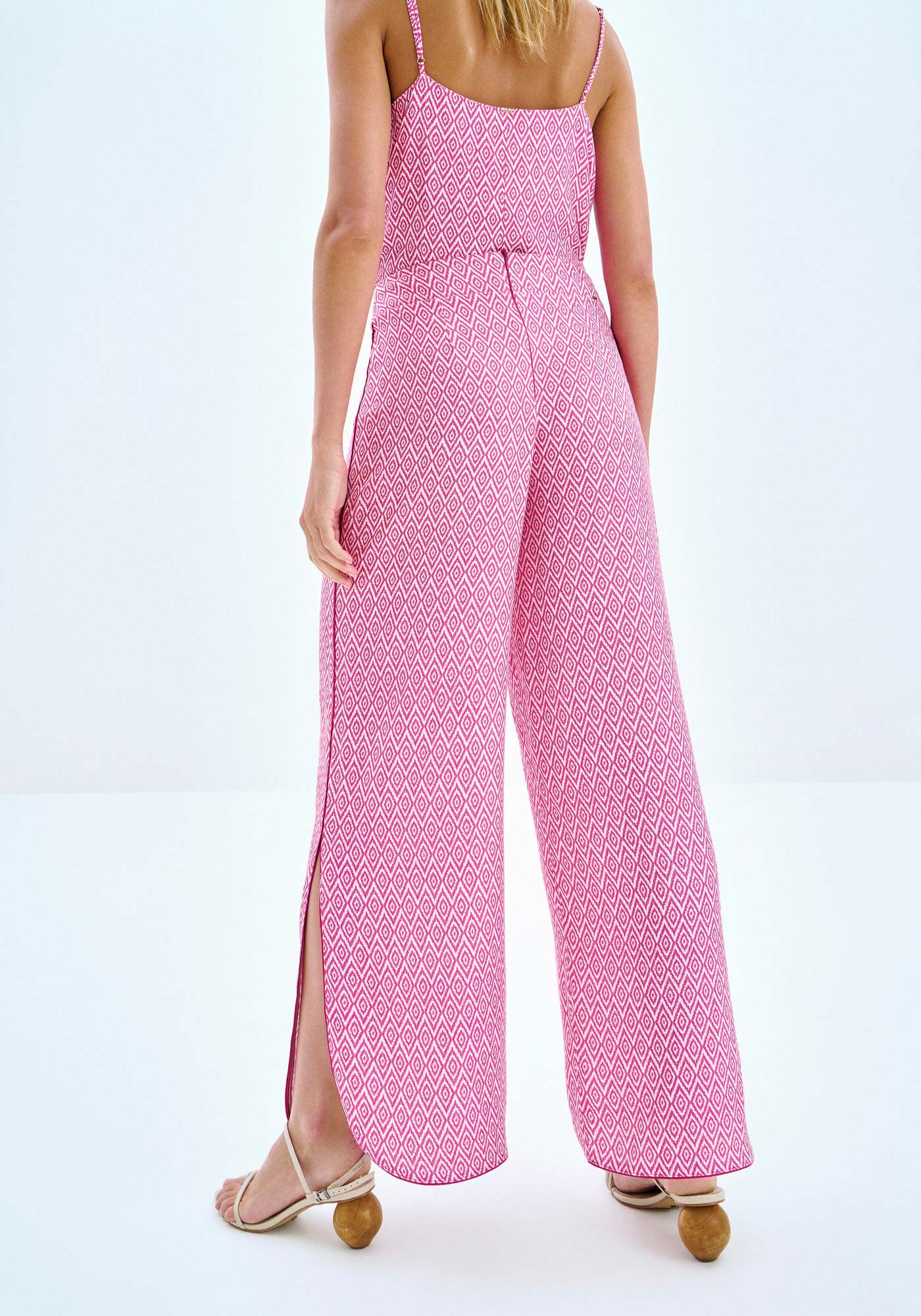 Cal&ccedil;a Reta em Viscose com Fenda, , large.