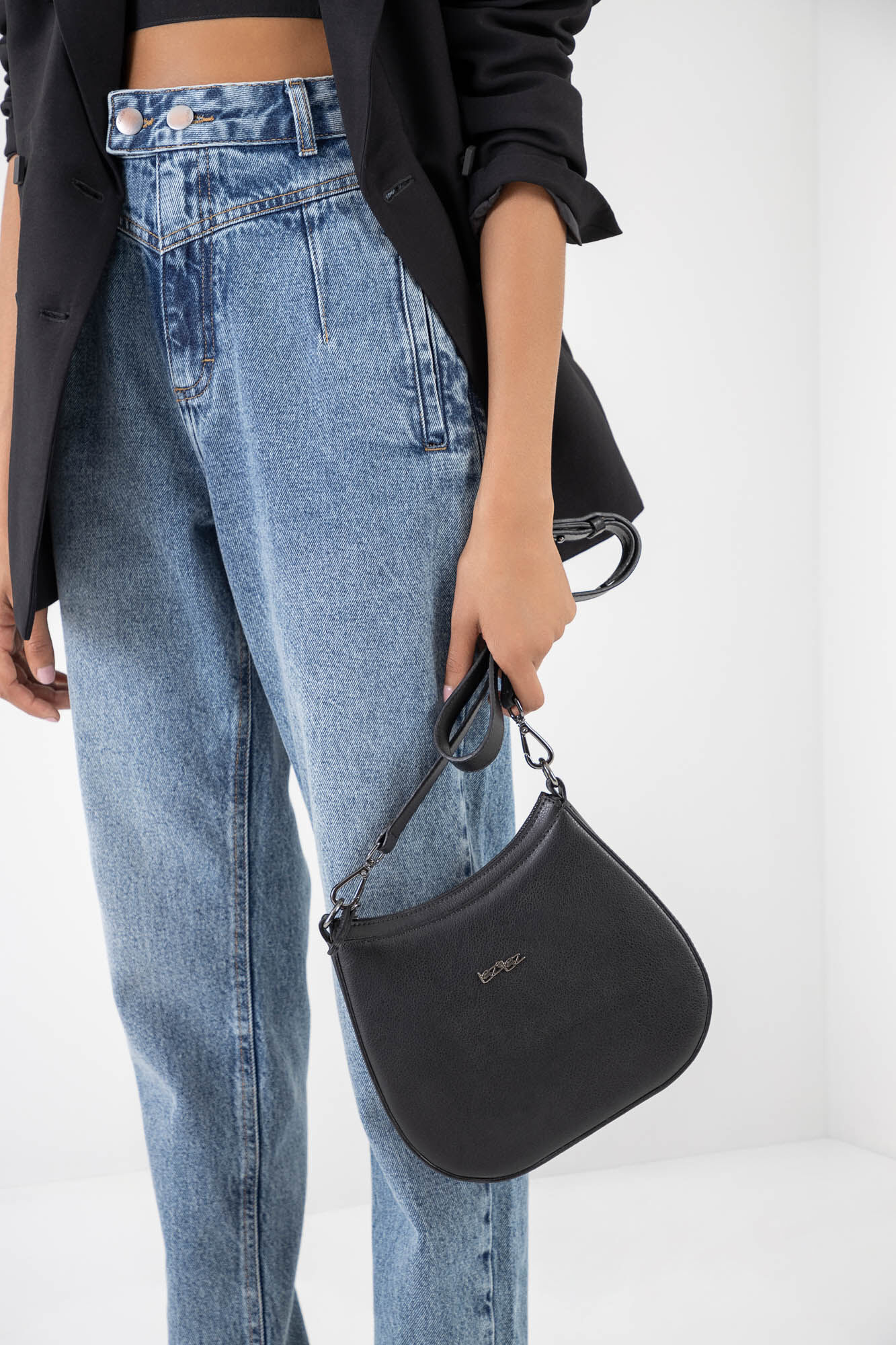 Cal&ccedil;a Jeans Marmorizada com Detalhe c&oacute;s, , large.