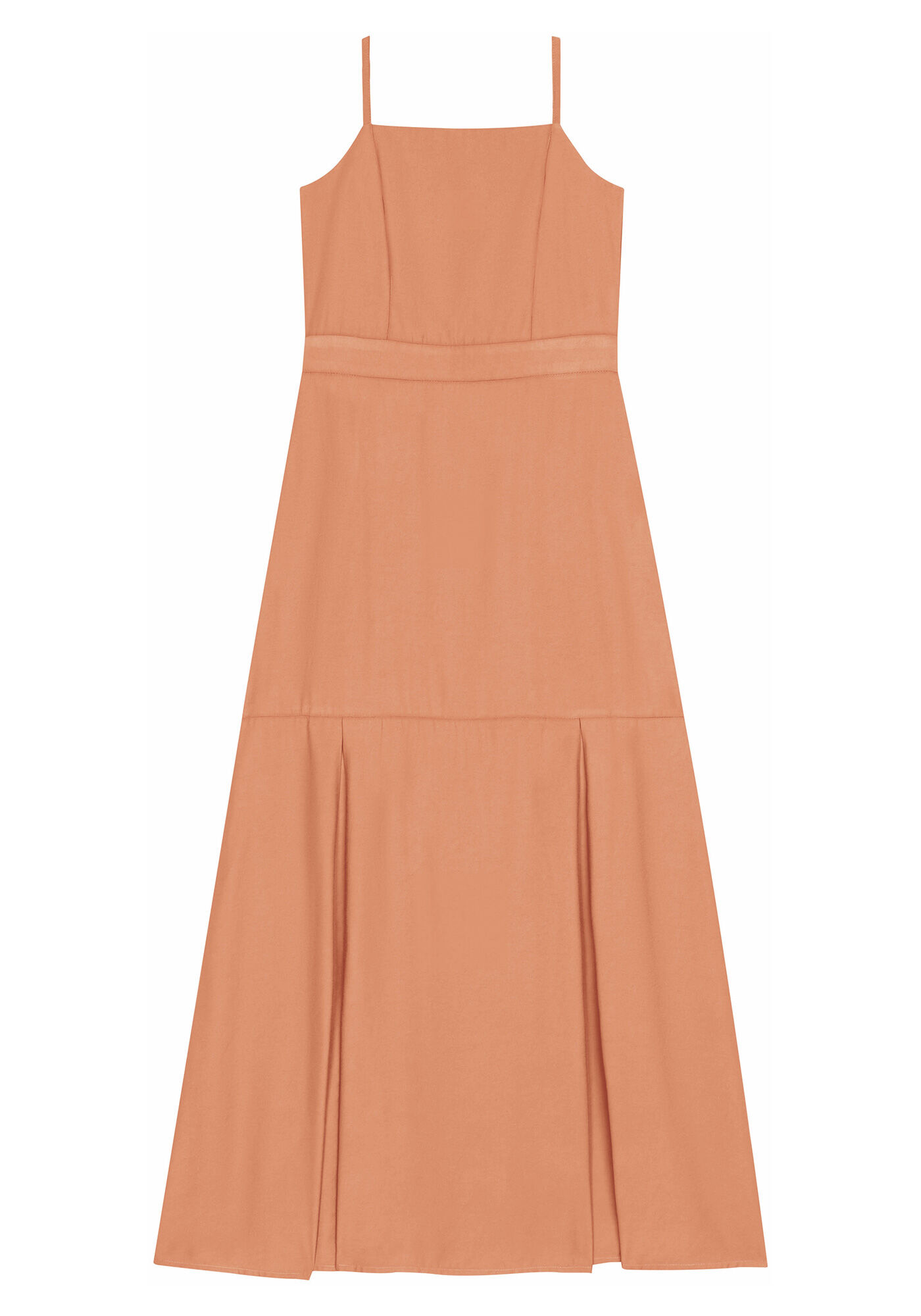 Vestido Midi com Al&ccedil;as e Recorte God&ecirc; Barra, , large.