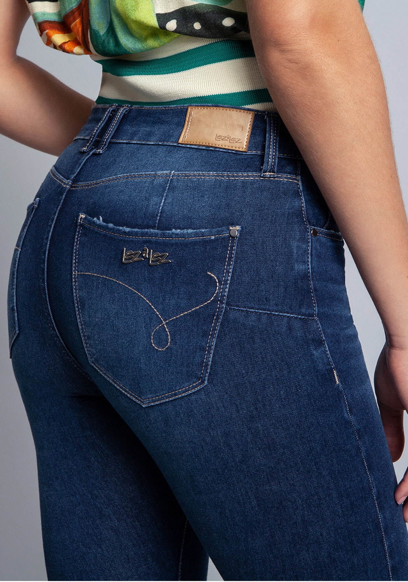 Cal&ccedil;a Jeans Com Elastano Sirena, , large.