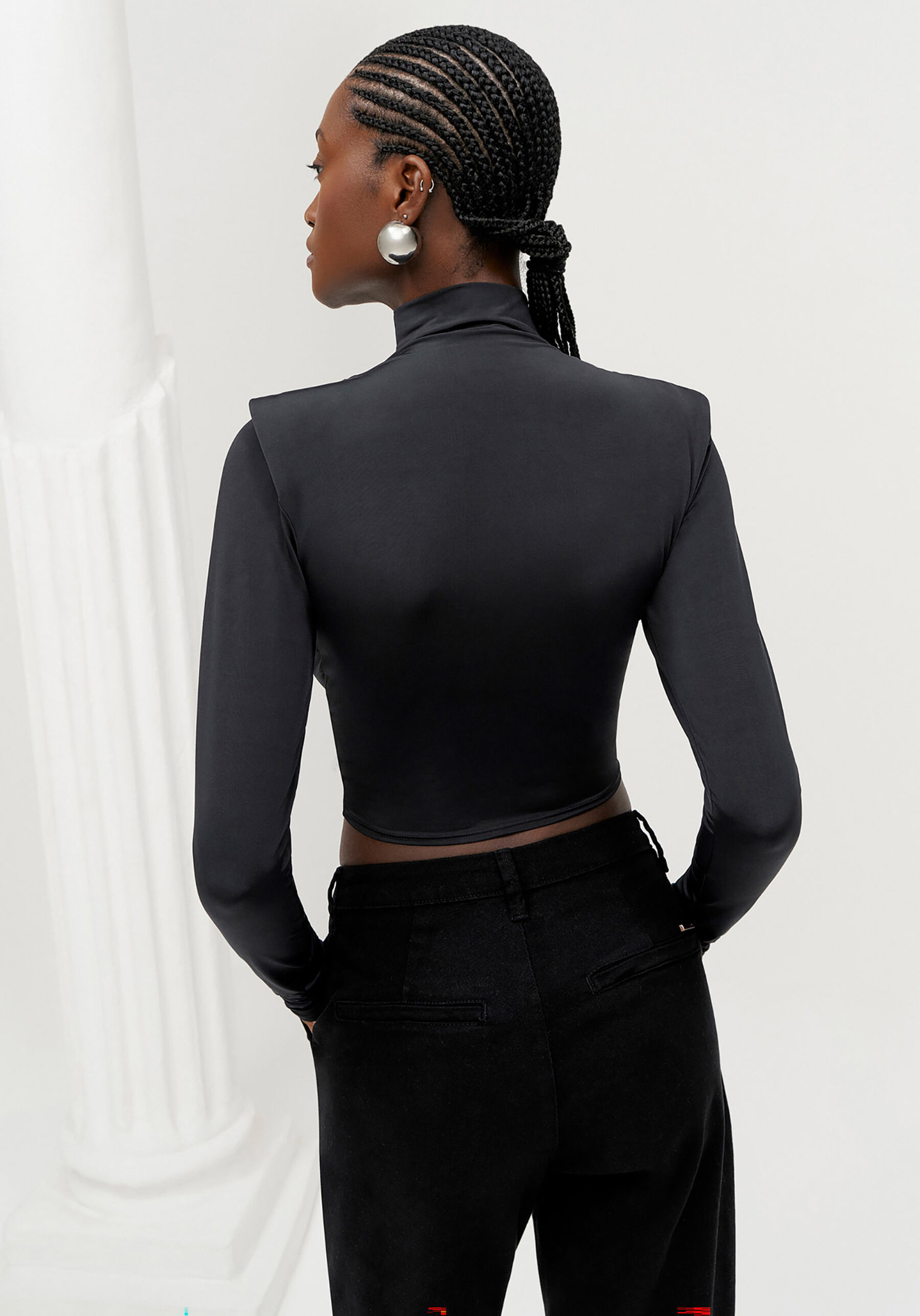 Blusa Cropped Manga Longa com Transpasse, . Blusa Cropped Manga Longa com Transpasse, , large.