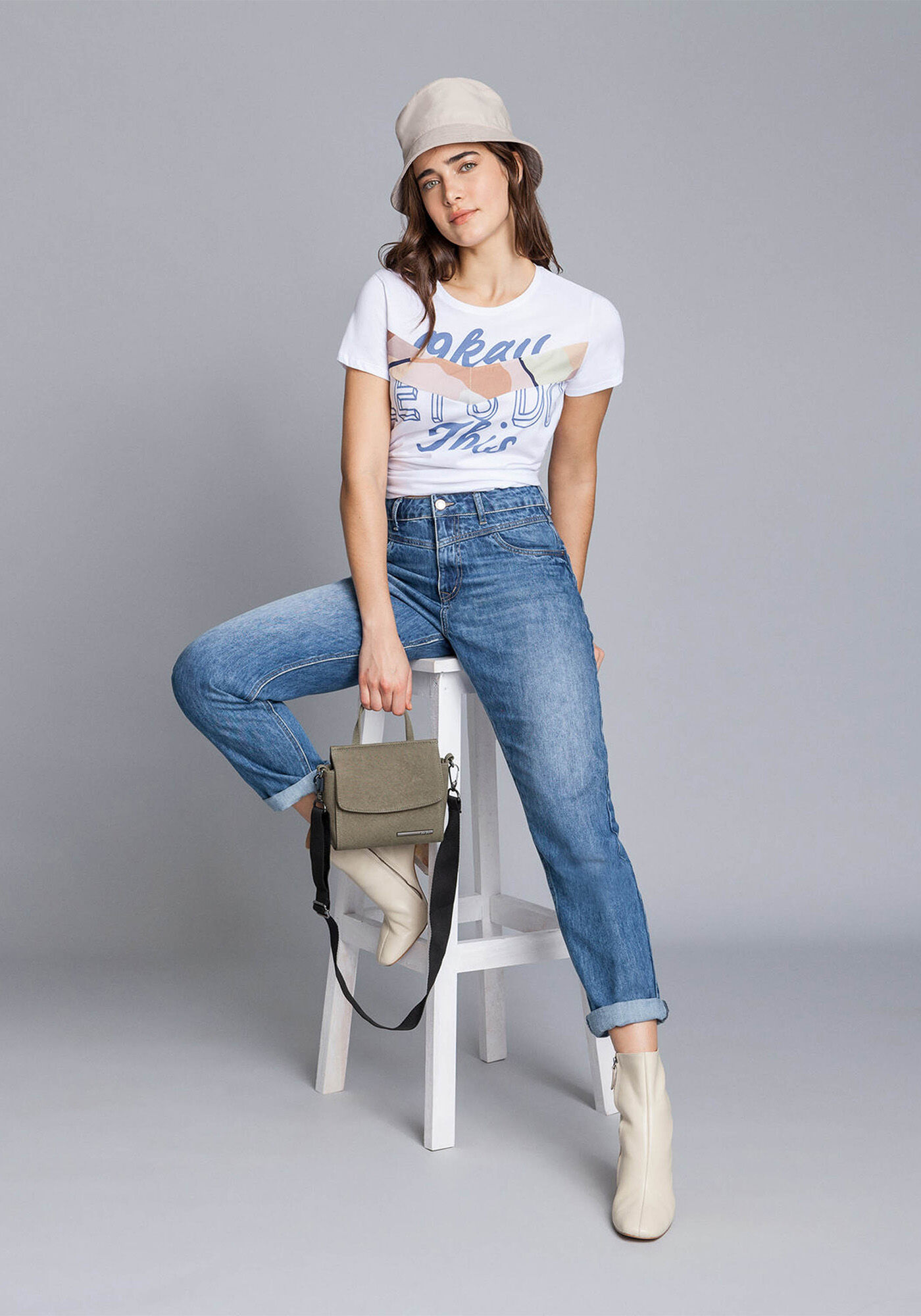 Blusa Recorte Estampa, , large.