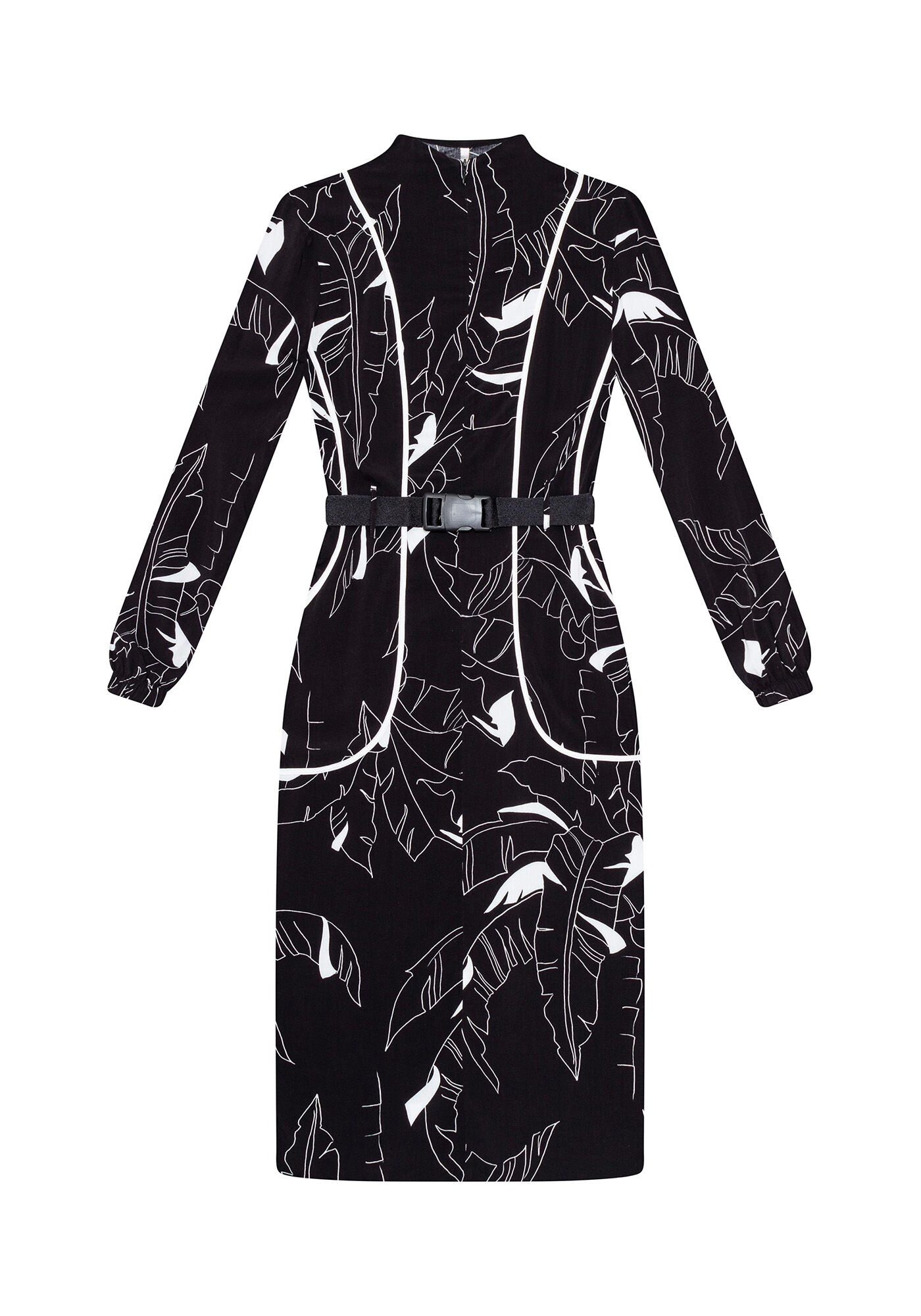 Vestido M&iacute;di Cinto Industrial, , large.