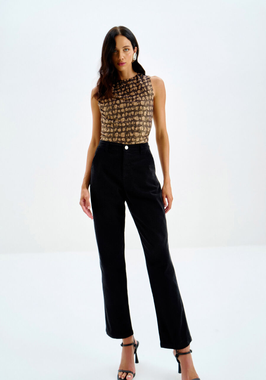 Calça Sarja Slim Cropped Cintura Alta, . Calça Sarja Slim Cropped Cintura Alta, , large.