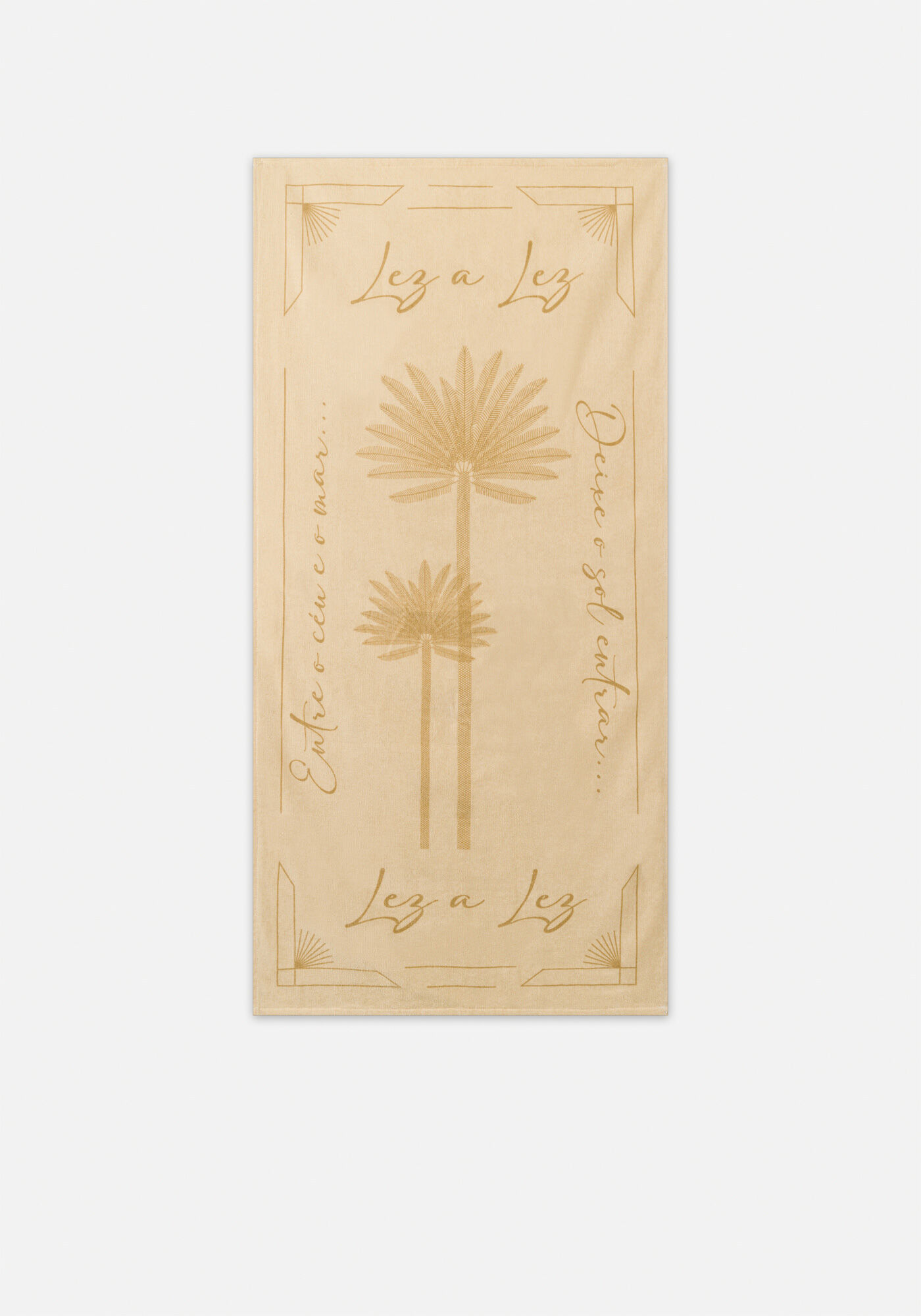 Toalha De Banho Estampada Em Algod&atilde;o, BEGE FAIRWAY, large.