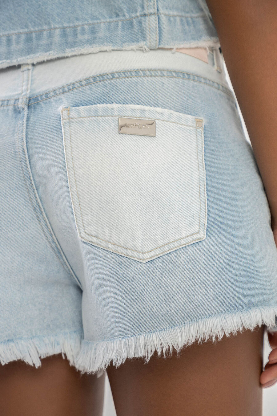 Shorts Jeans Comfort com Cintura Baixa, , large.