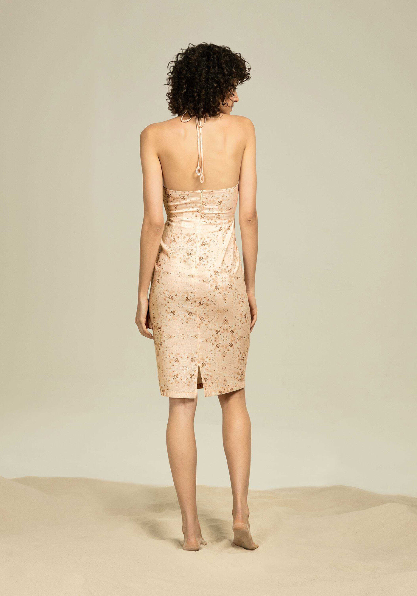 Vestido Midi Frente &Uacute;nica Estampa, , large.