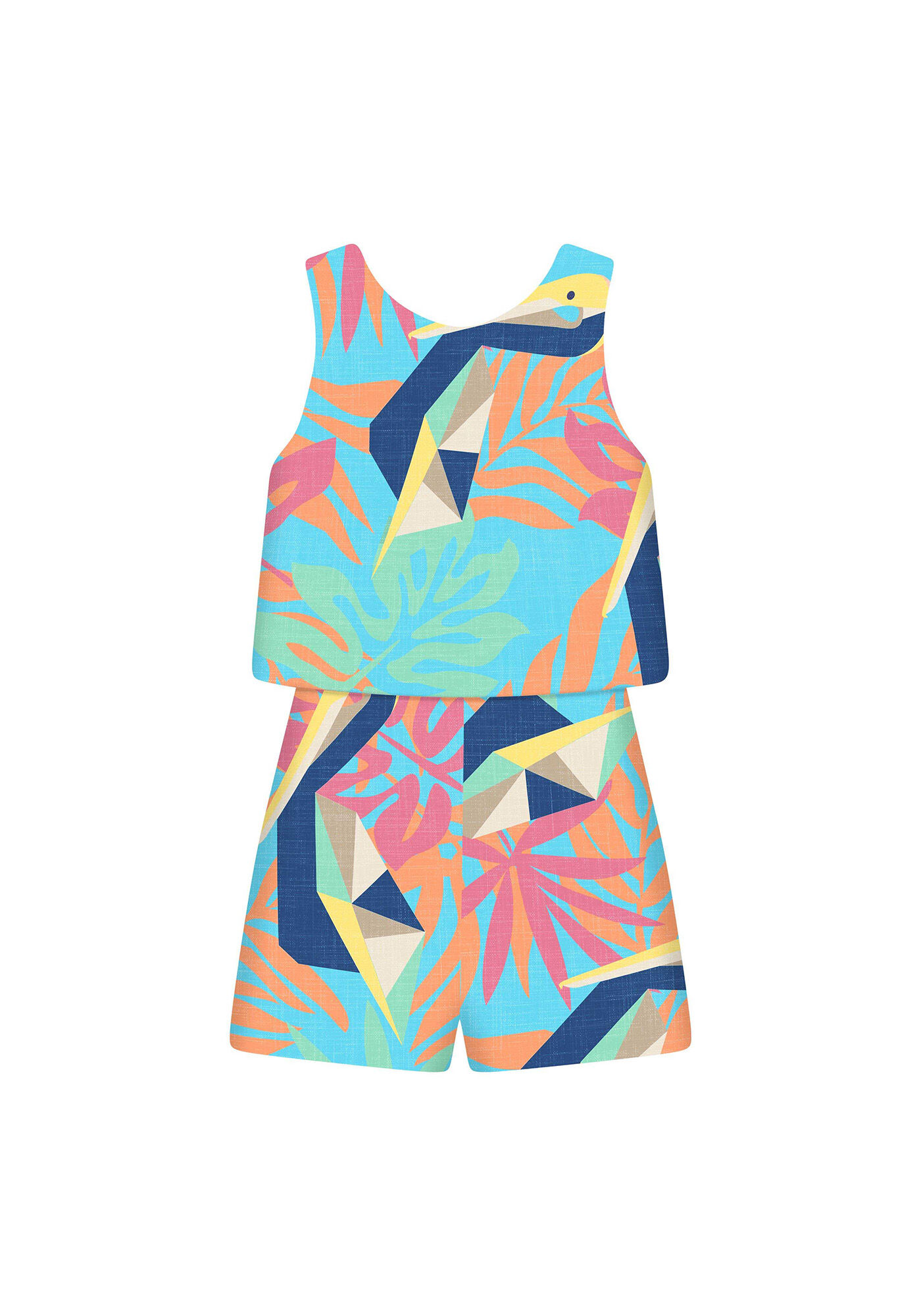 Macac&atilde;o Curto Estampa, , large.