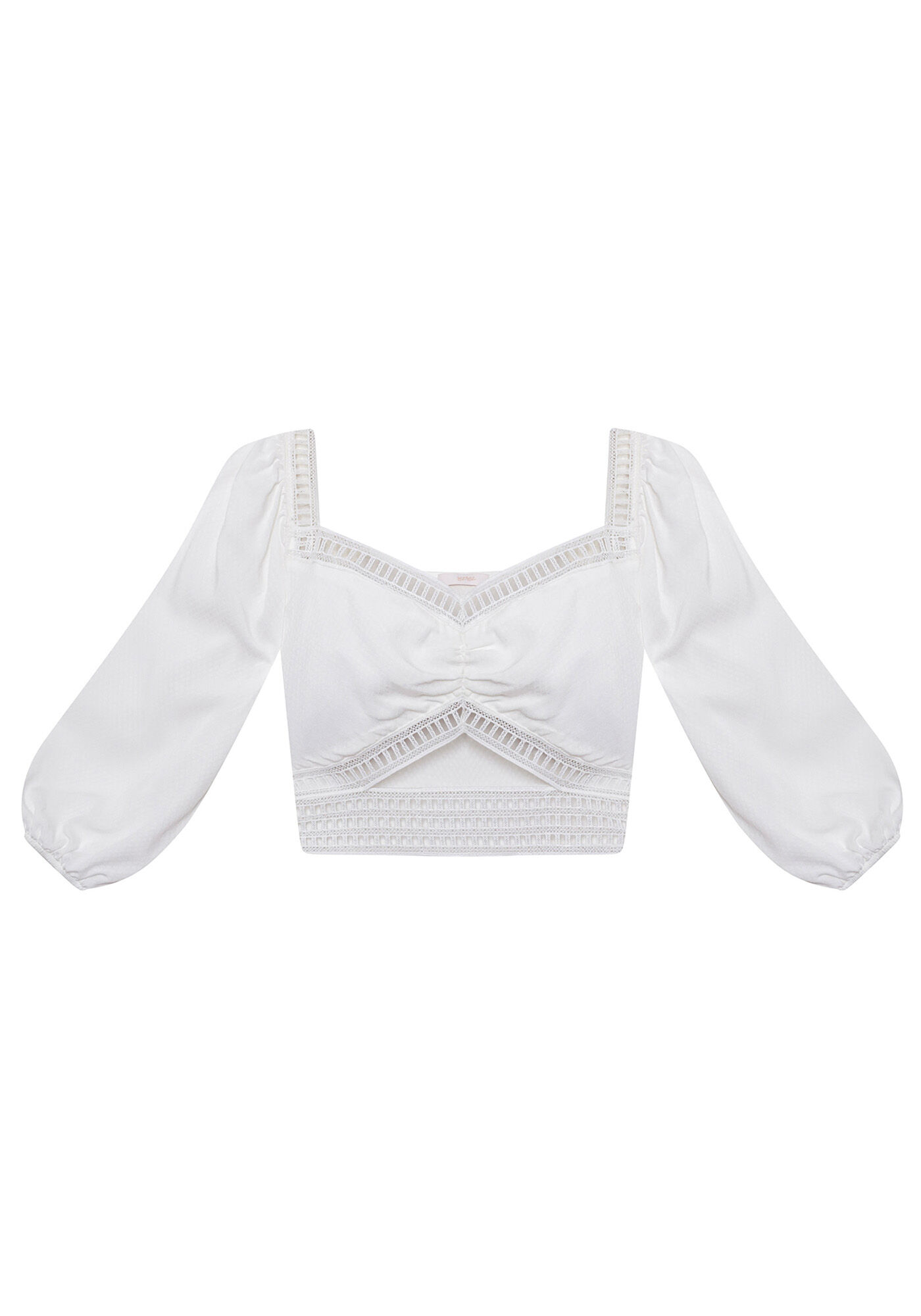 Blusa Tecido Rayon Stars Cropped, , large.