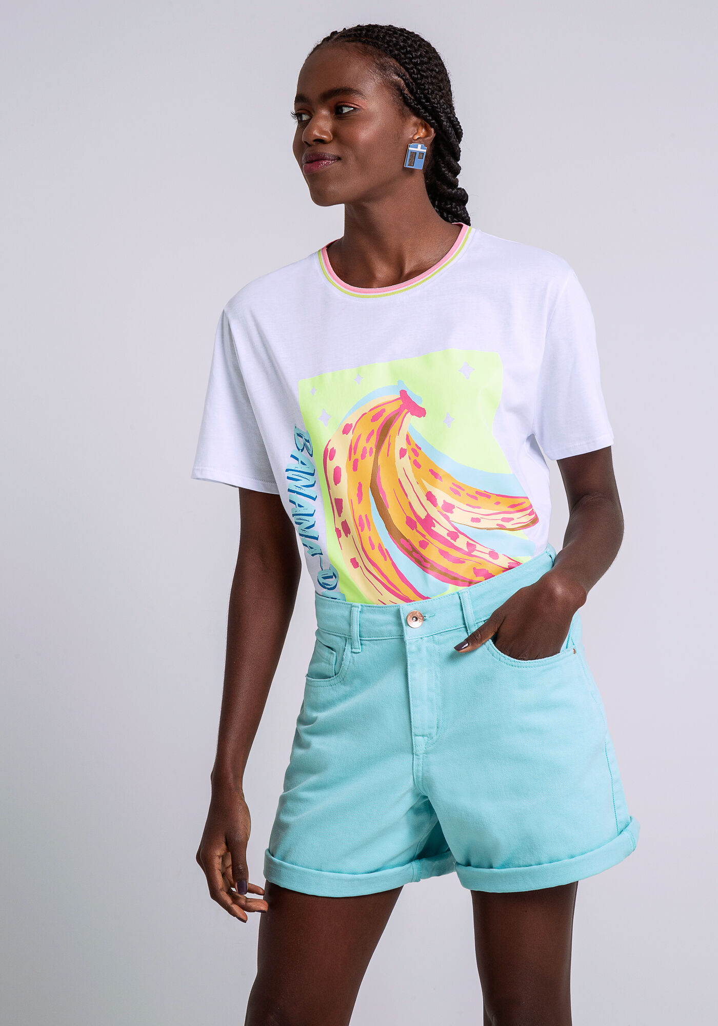 Bermuda Sarja Boyfriend Venice, , large.