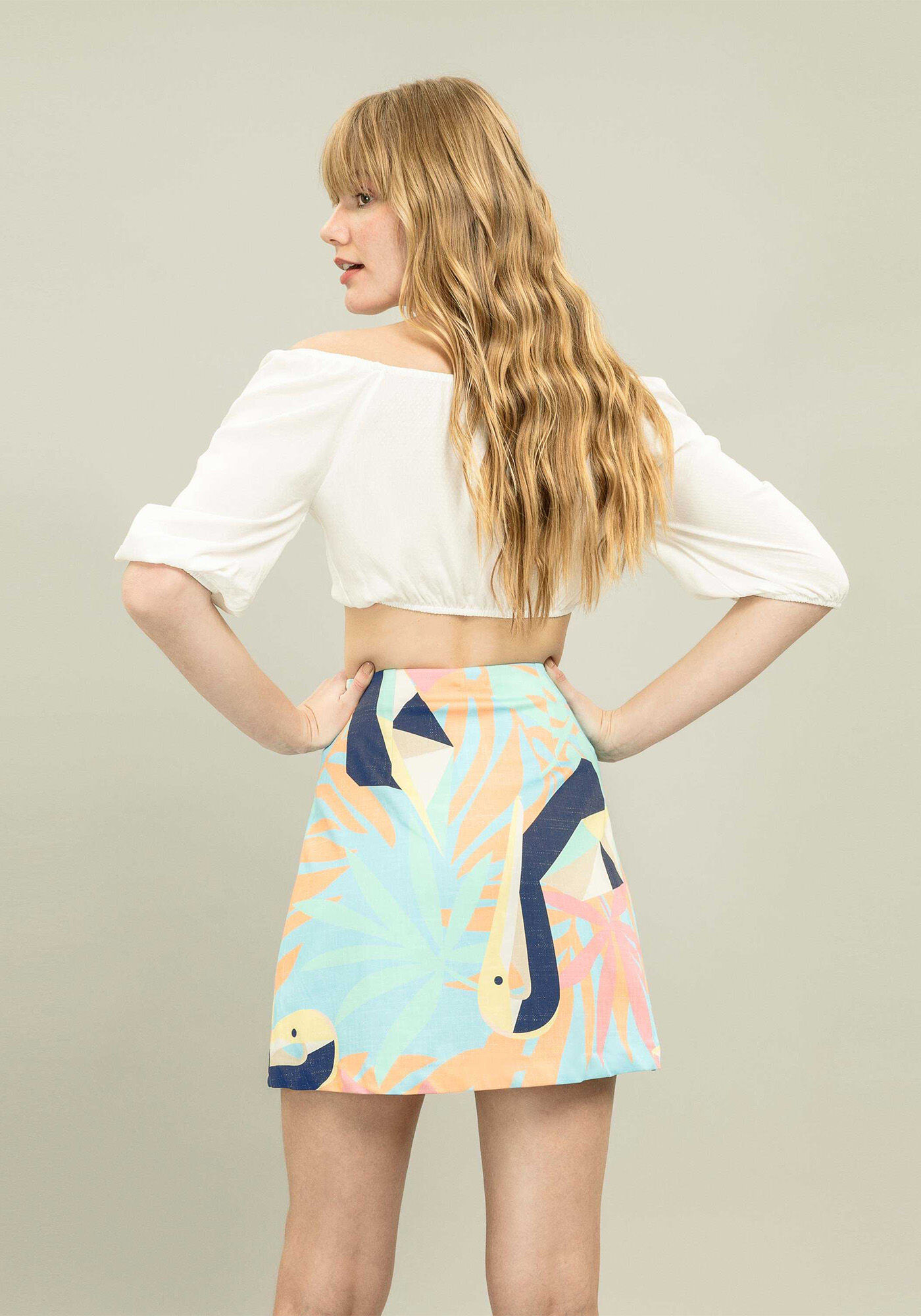 Saia Bot&otilde;es Estampa, , large.