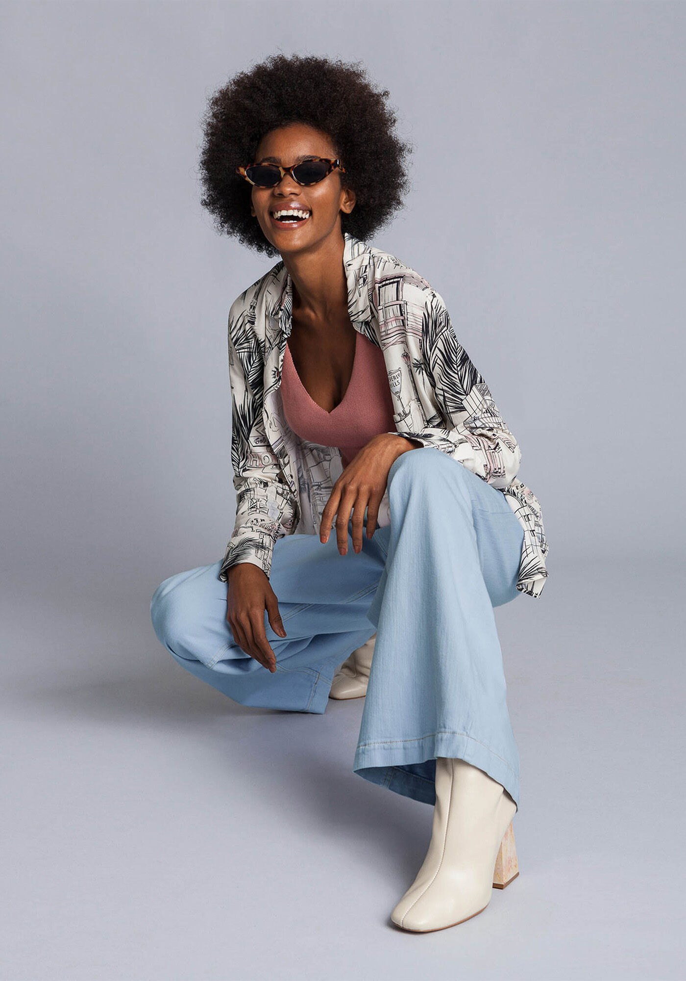 Camisa Manga Longa Estampa, , large.