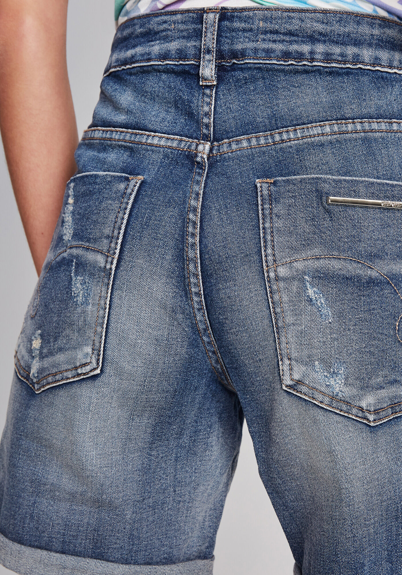 Bermuda Boyfriend Venice Cinto, , large.