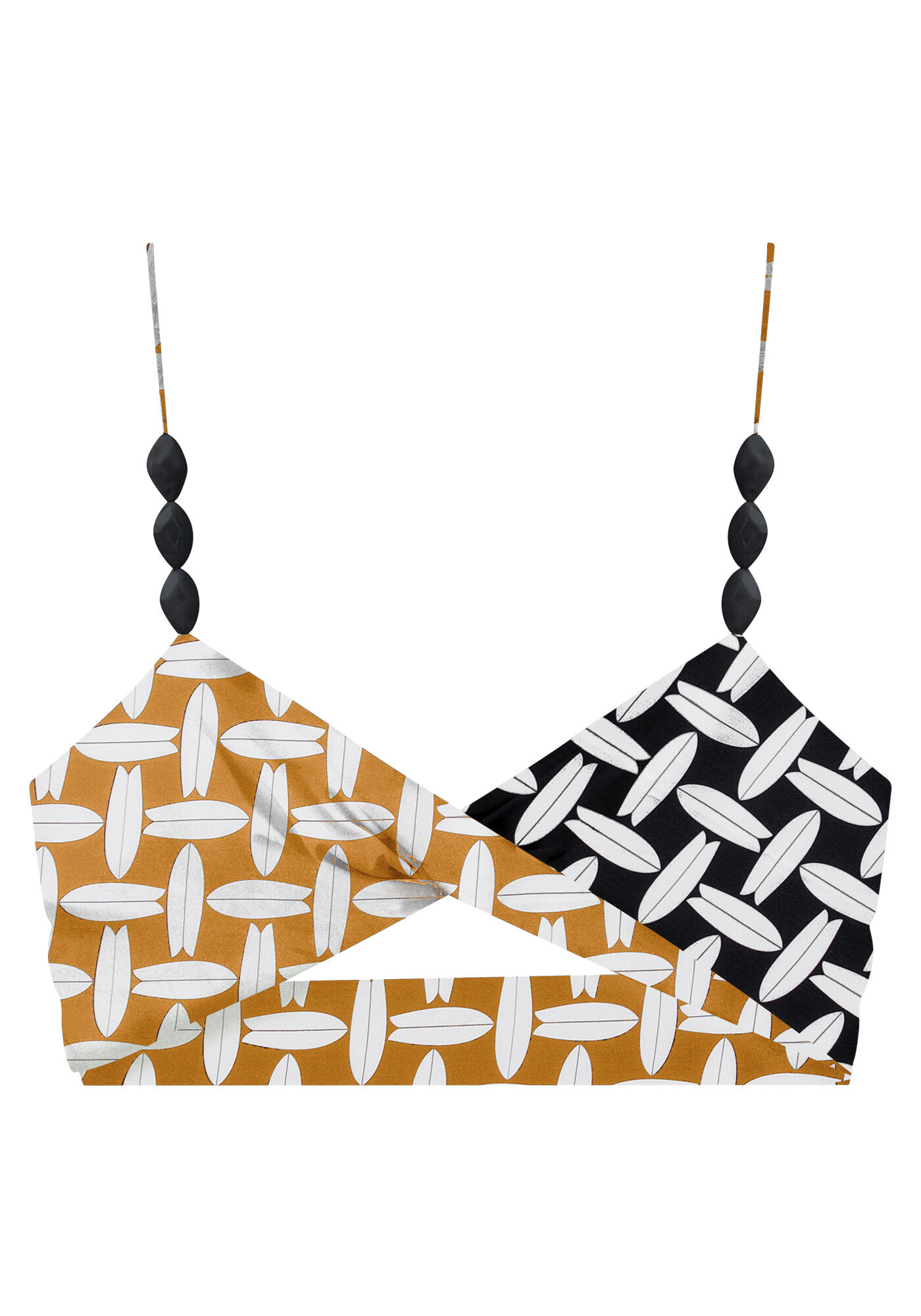 Blusa Cropped em Viscose com Transpasse Busto, , large.