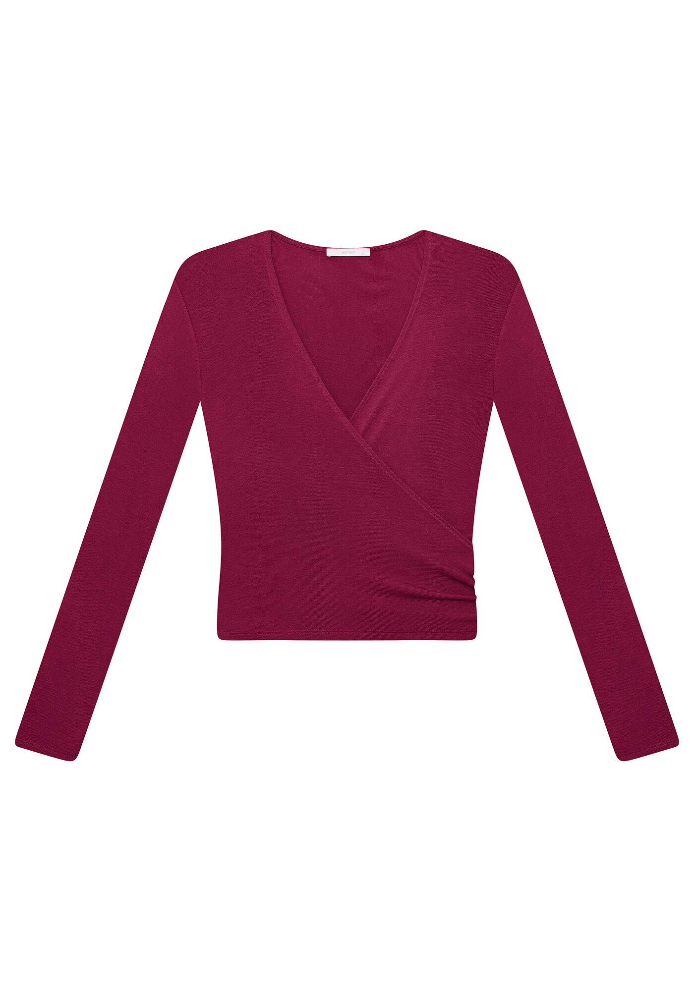 Blusa Manga Longa Transpassada, , large.