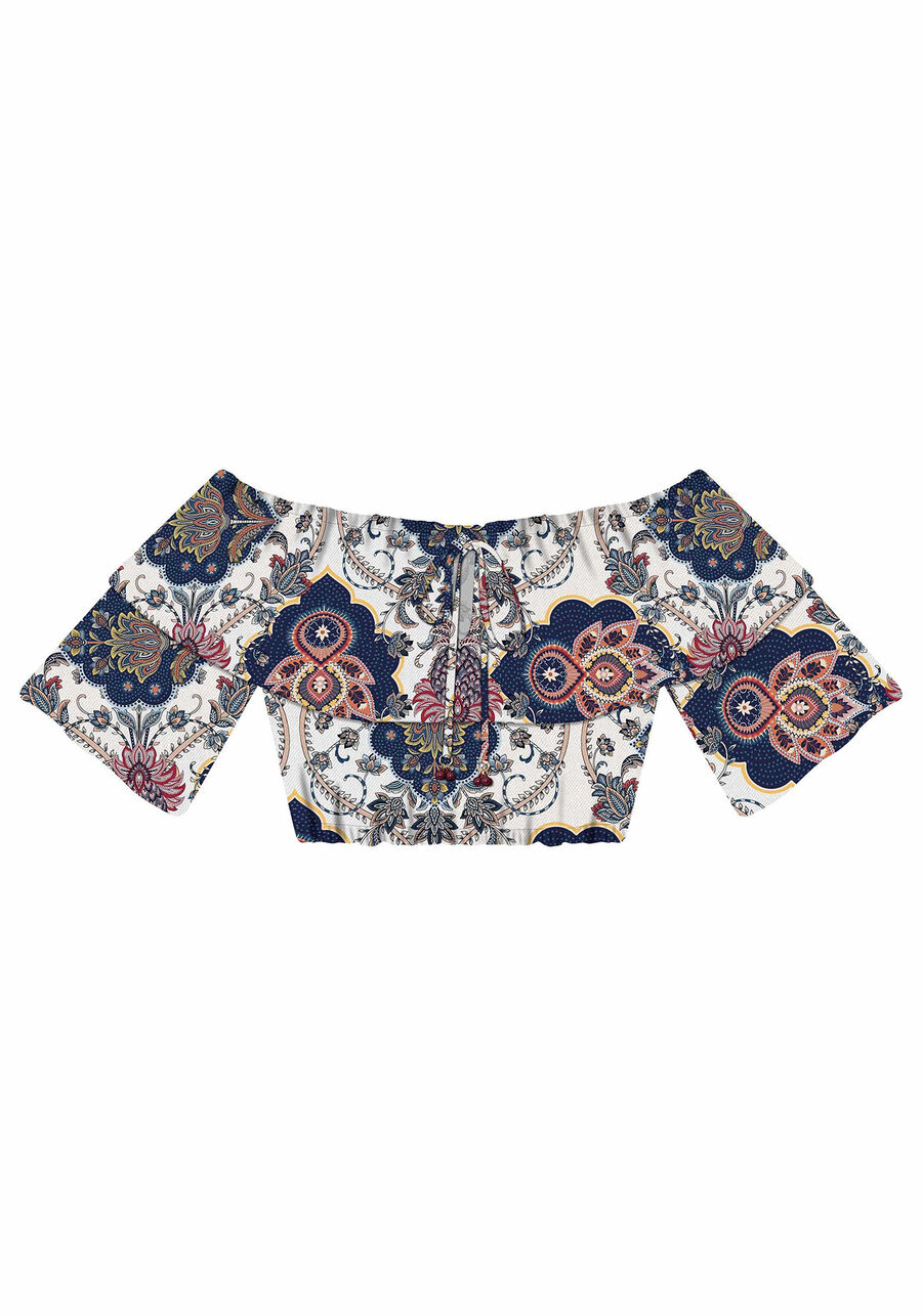 Blusa Ombro a Ombro Cropped, , large.