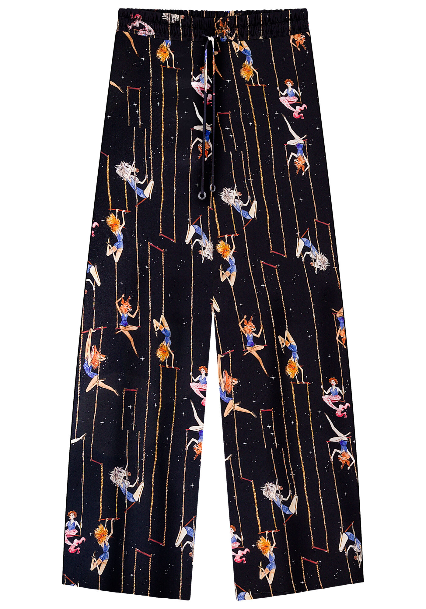 Conjunto Camisa e Cal&ccedil;a em Viscose Estampado, , large.