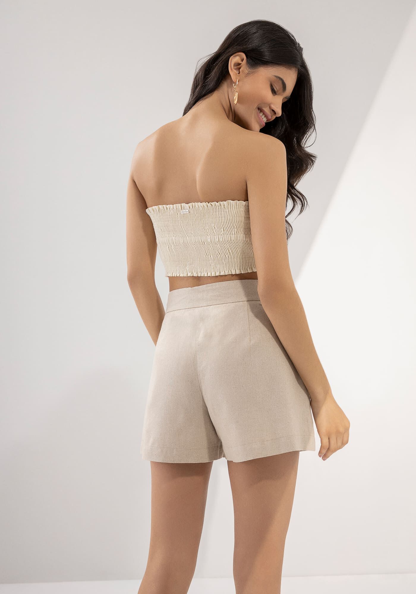 Blusa Macram&ecirc; Cropped com Top Faixa, , large.