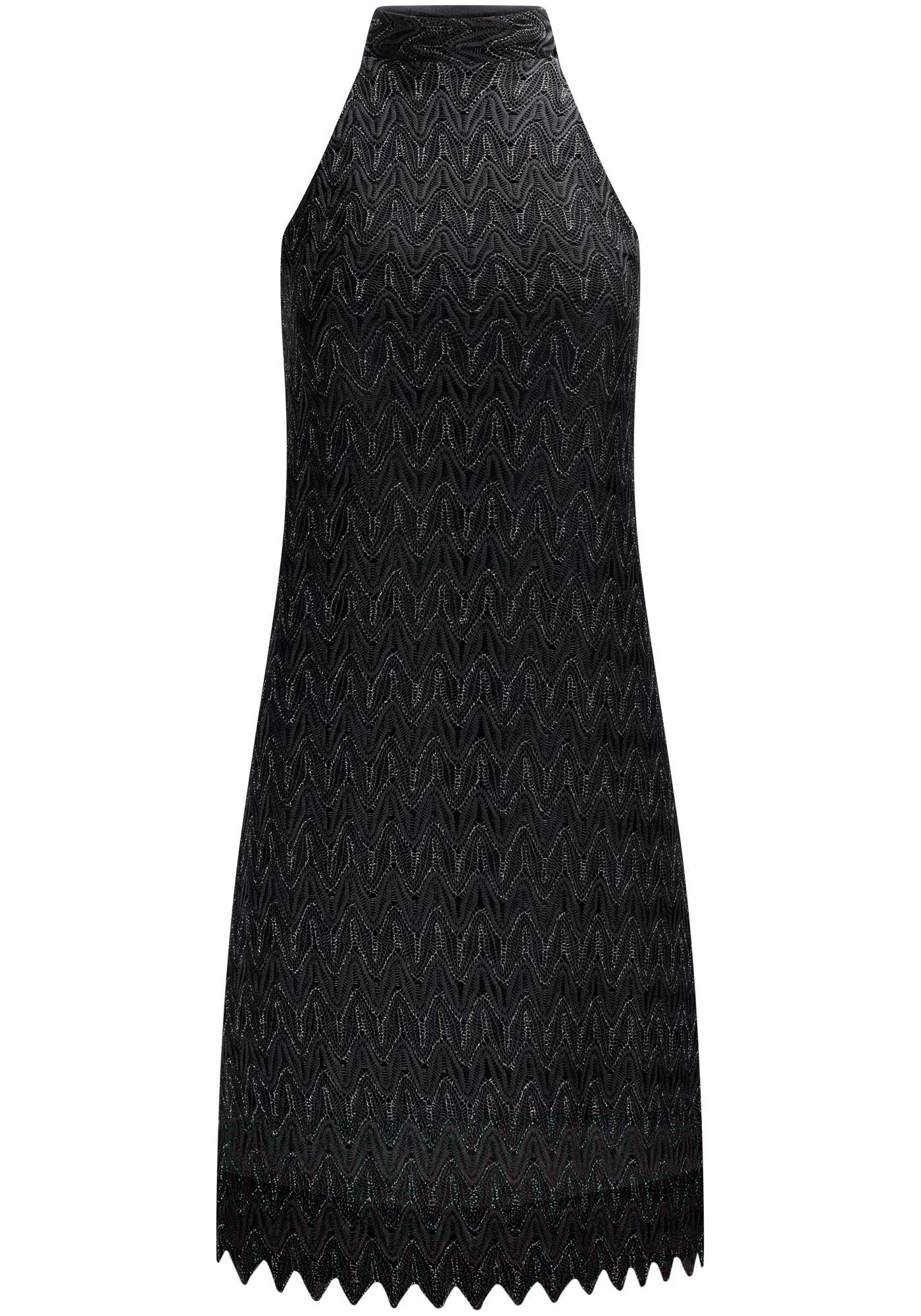 Vestido Curto Renda com Forro, PRETO REATIVO, large.