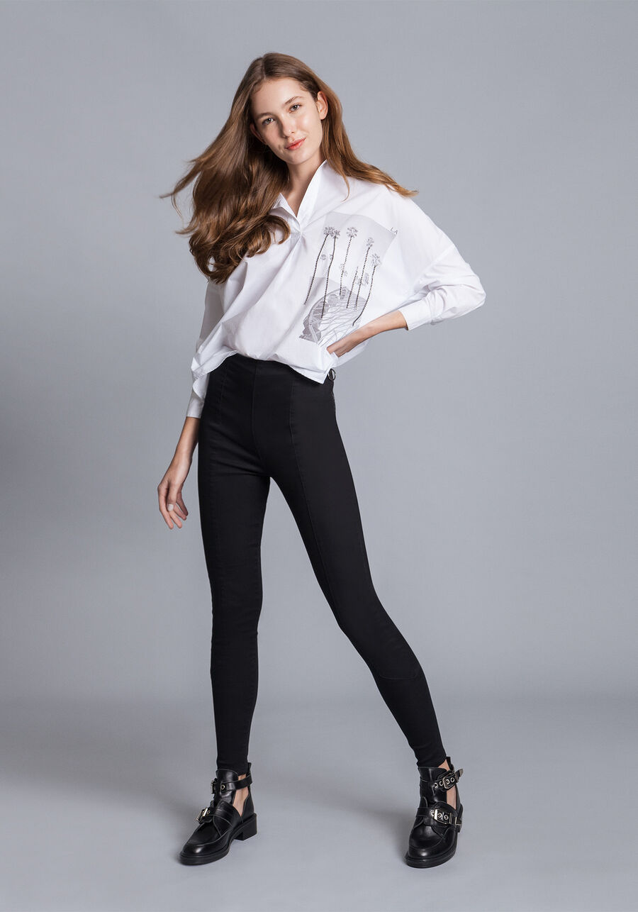 Calça Jeans Jegging Ever Black, . Calça Jeans Jegging Ever Black, , large.