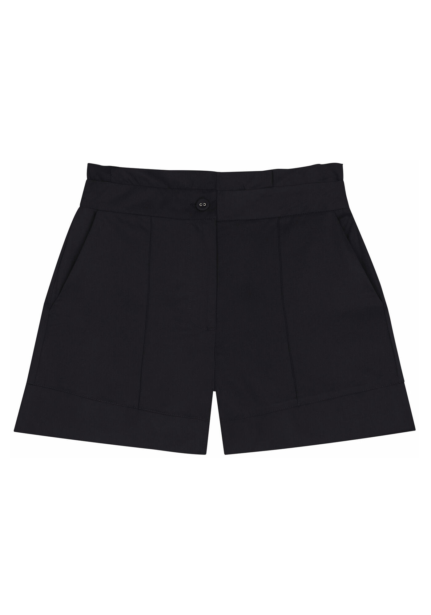 Shorts Cintura Alta com Detalhe C&oacute;s, , large.