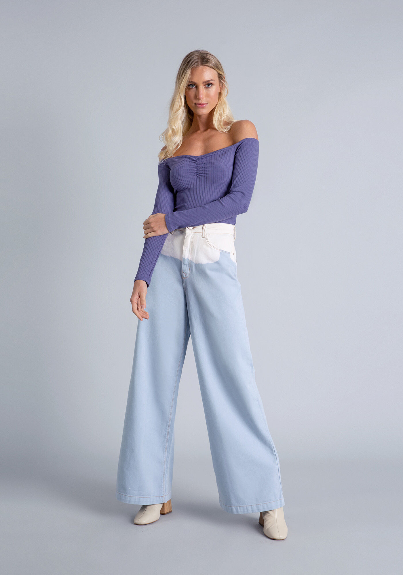 Blusa Manga Longa Ombro a Ombro, , large.