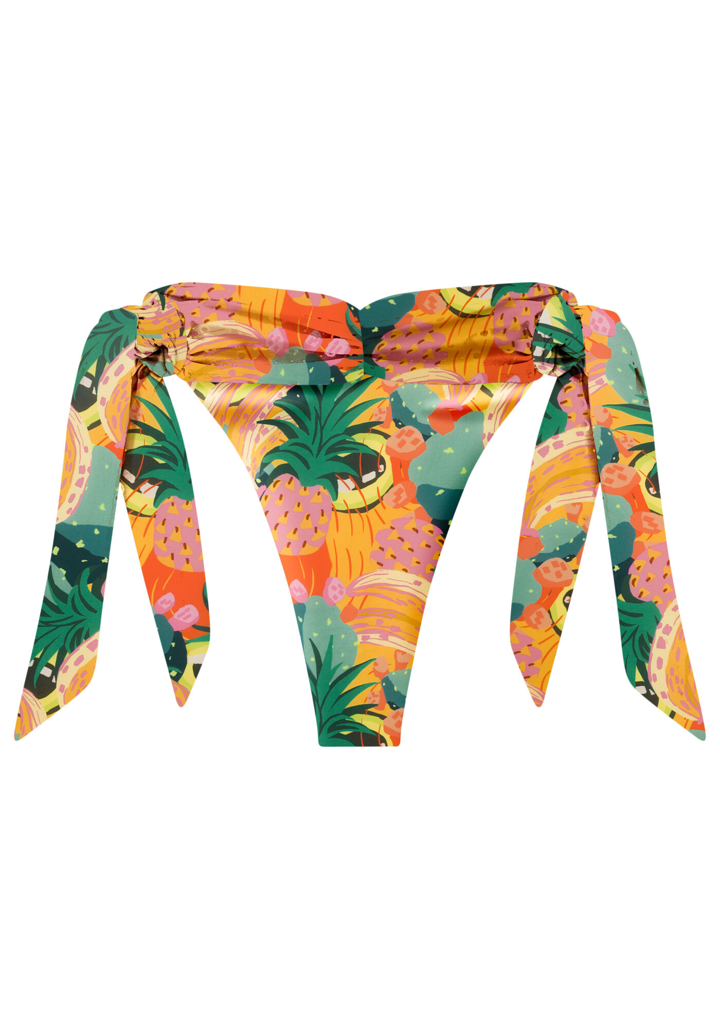 Calcinha Biqu&iacute;ni com Amarra&ccedil;&atilde;o e Franzido, FRUTA DE PALMA, large.