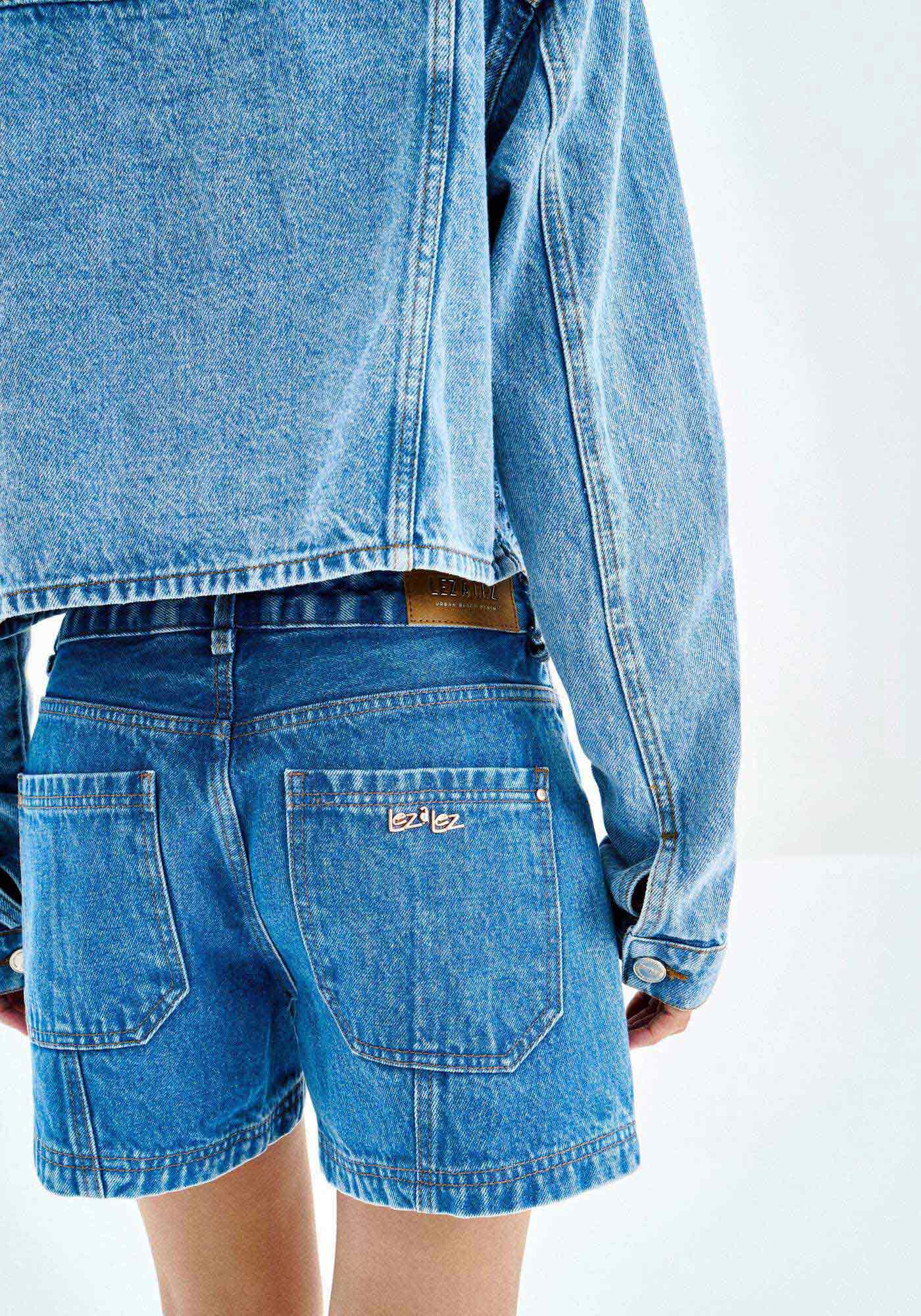 Shorts Jeans Boyfriend Utilit&aacute;rio, , large.