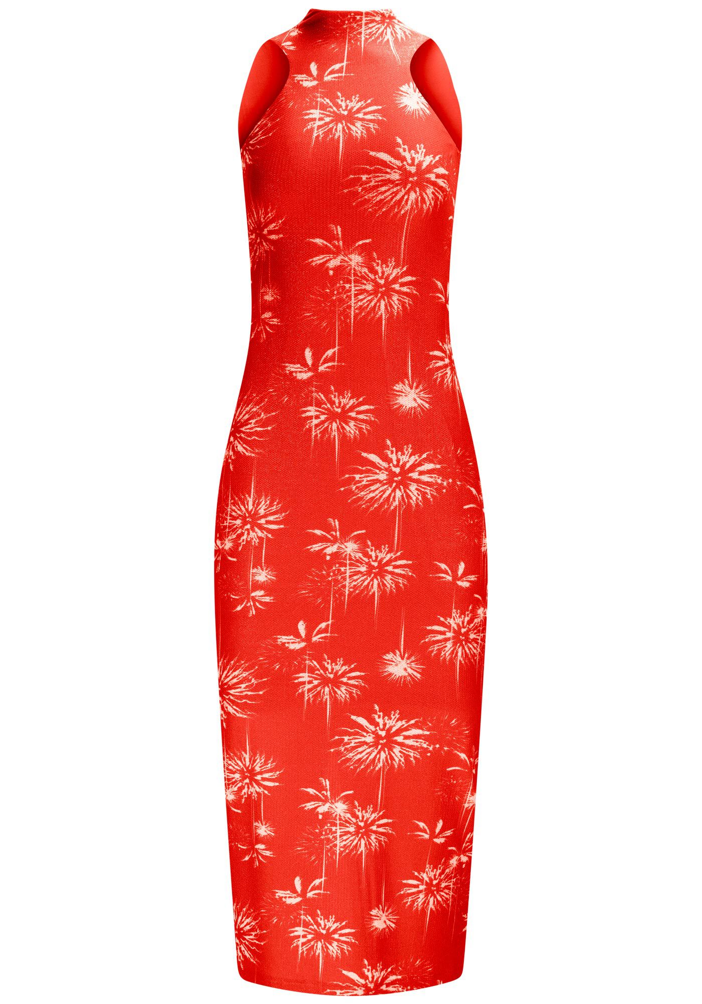 Vestido Midi Halter Neck Estampado, , large.