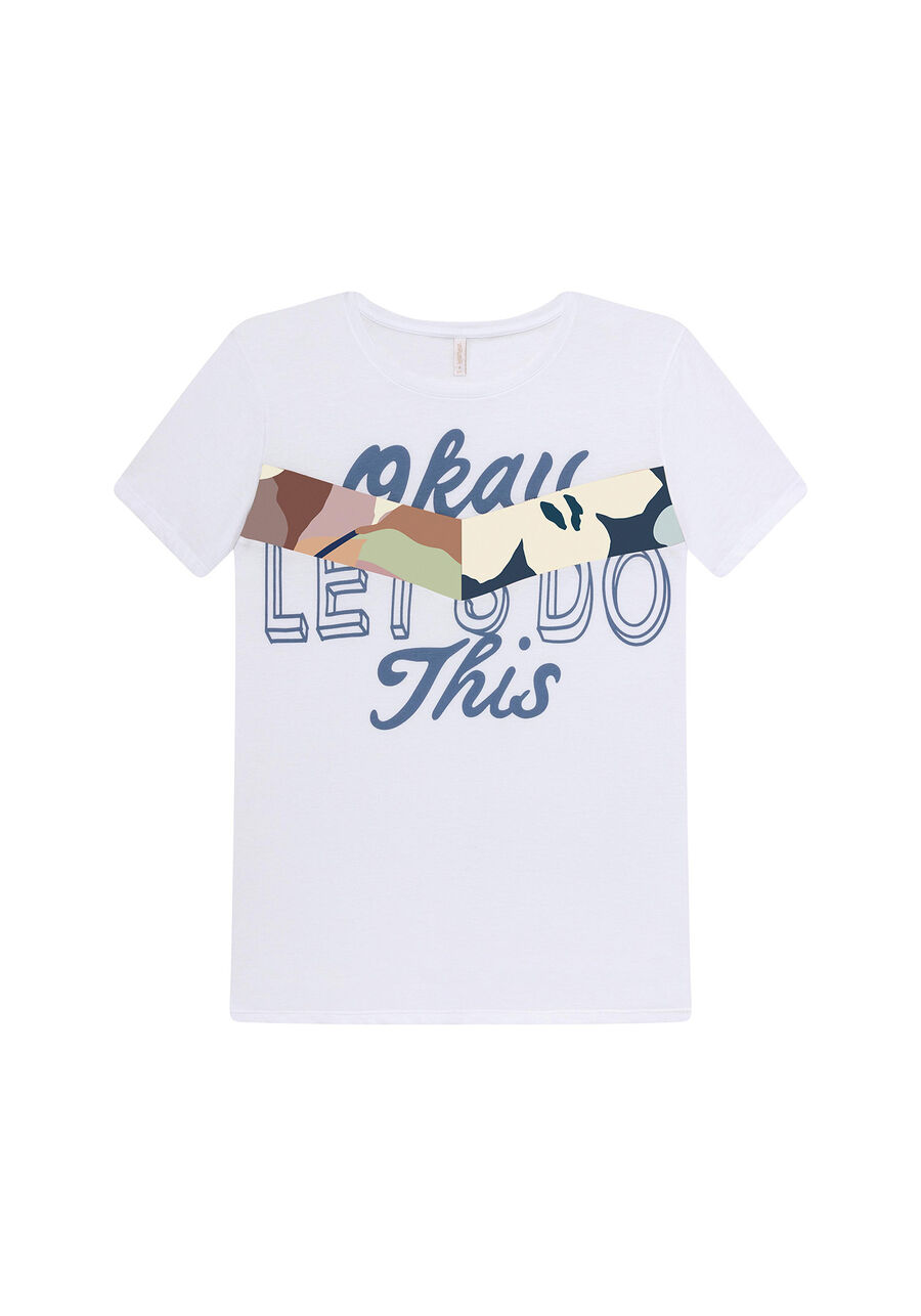 Blusa Recorte Estampa, . Blusa Recorte Estampa, , large.