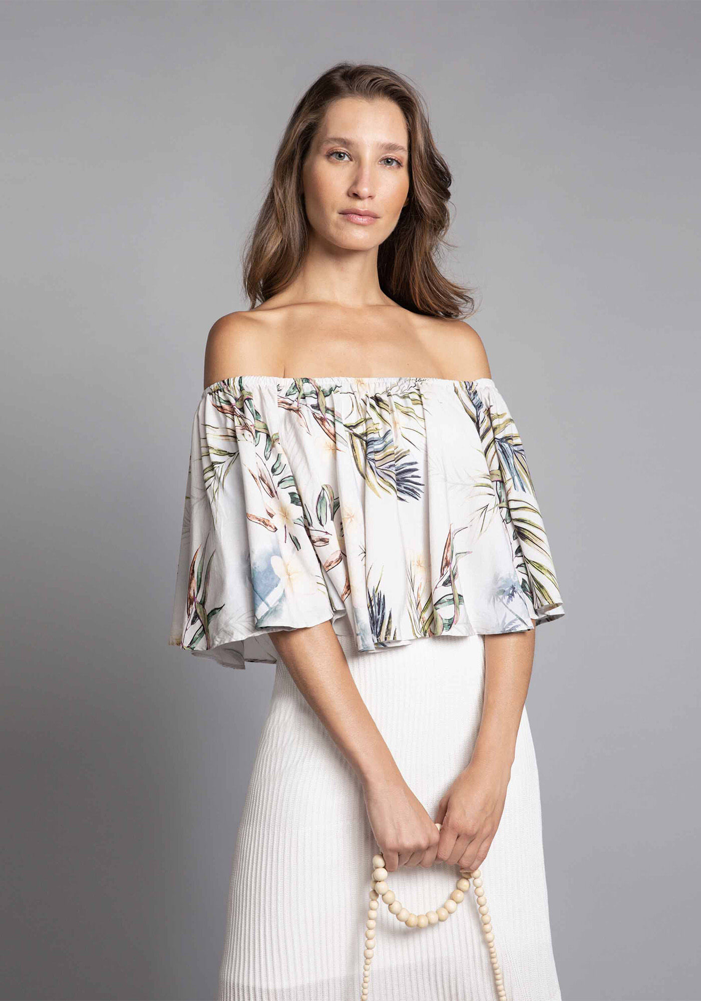 Blusa Cropped Ombro a Ombro, , large.