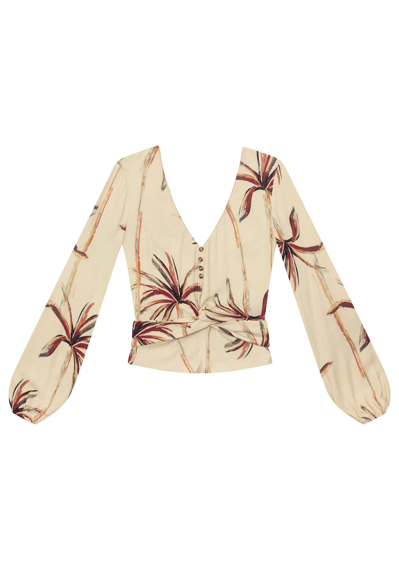 Blusa Recorte Transpassado, , large.