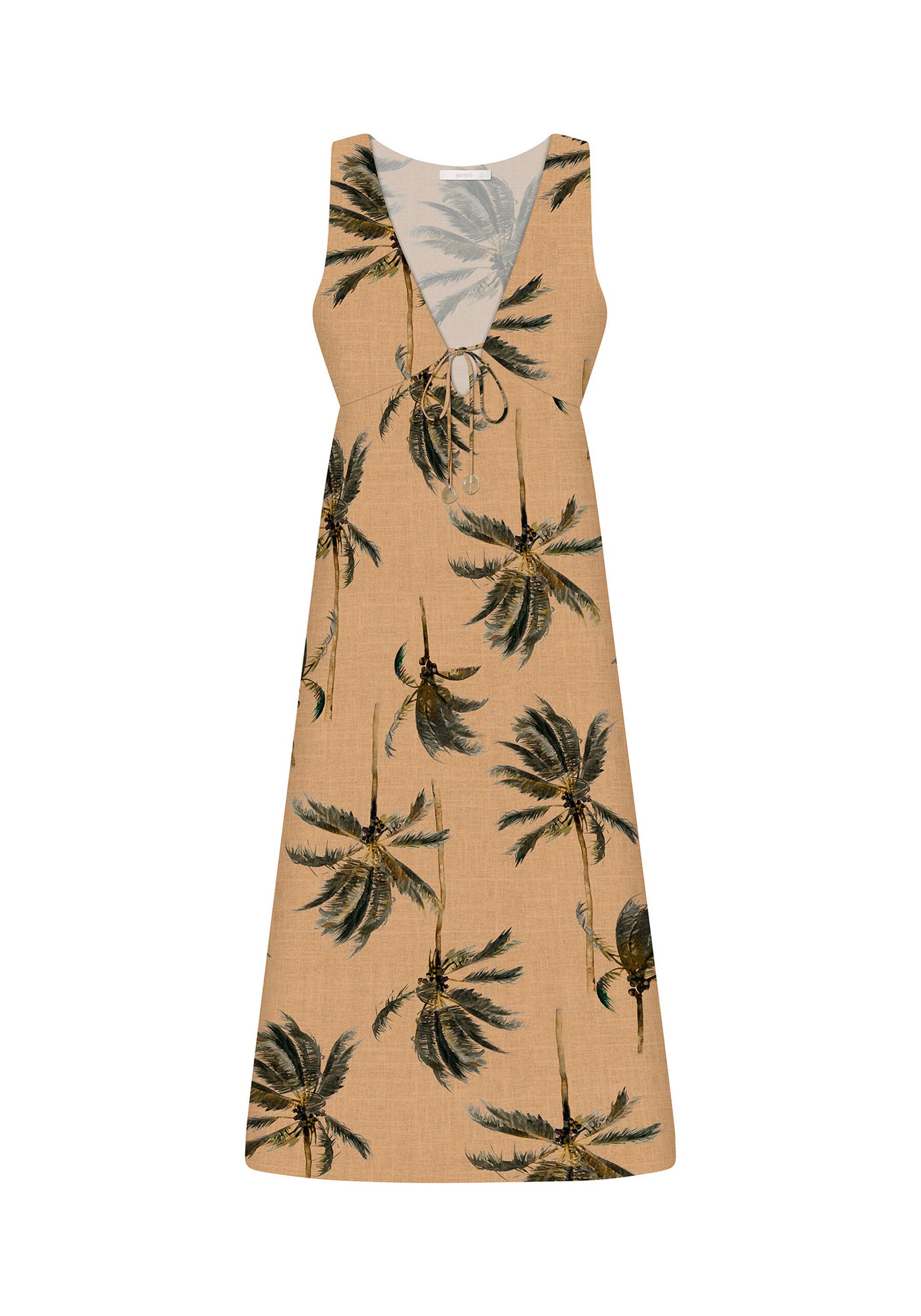 Vestido Mídi Amarração Estampa Dream, . Vestido Mídi Amarração Estampa Dream, , large.