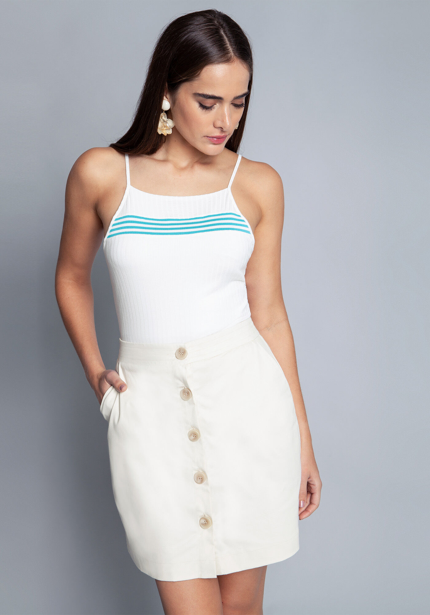 Body Malha Canelado Tracy Com Al&ccedil;a, , large.