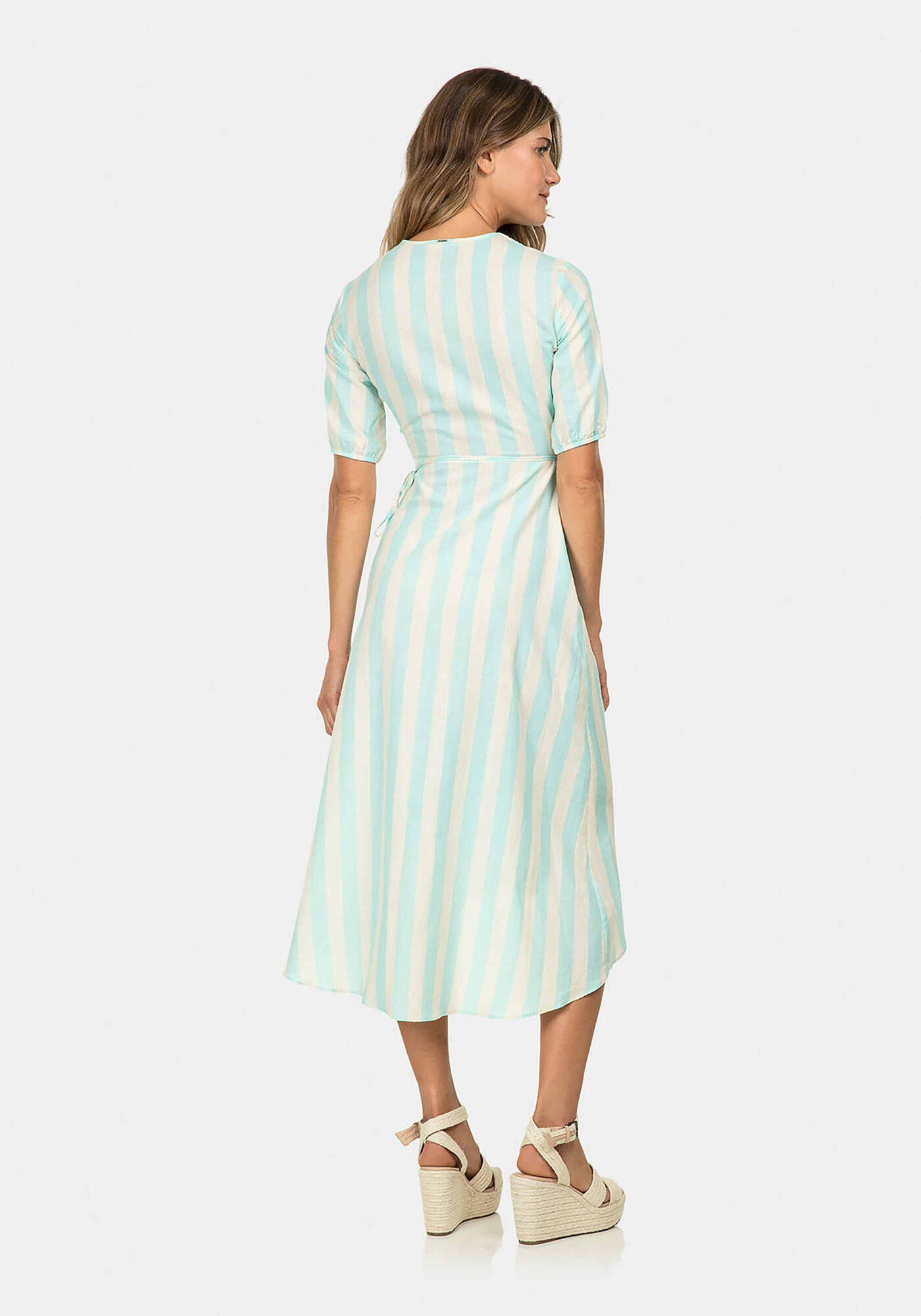 Vestido M&iacute;di Transpassado, , large.