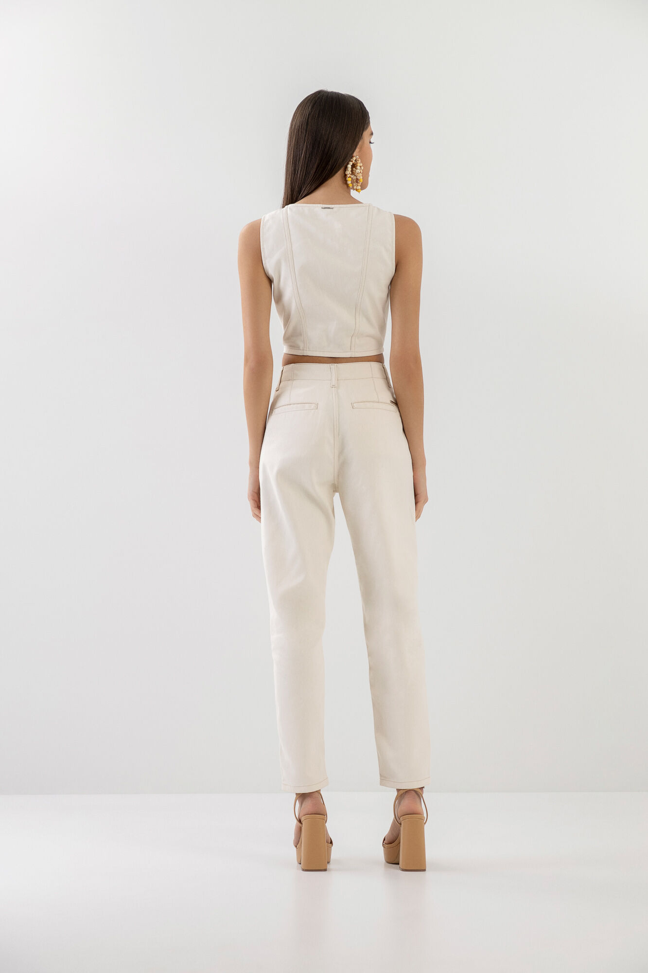 Colete Sarja Cropped, , large.