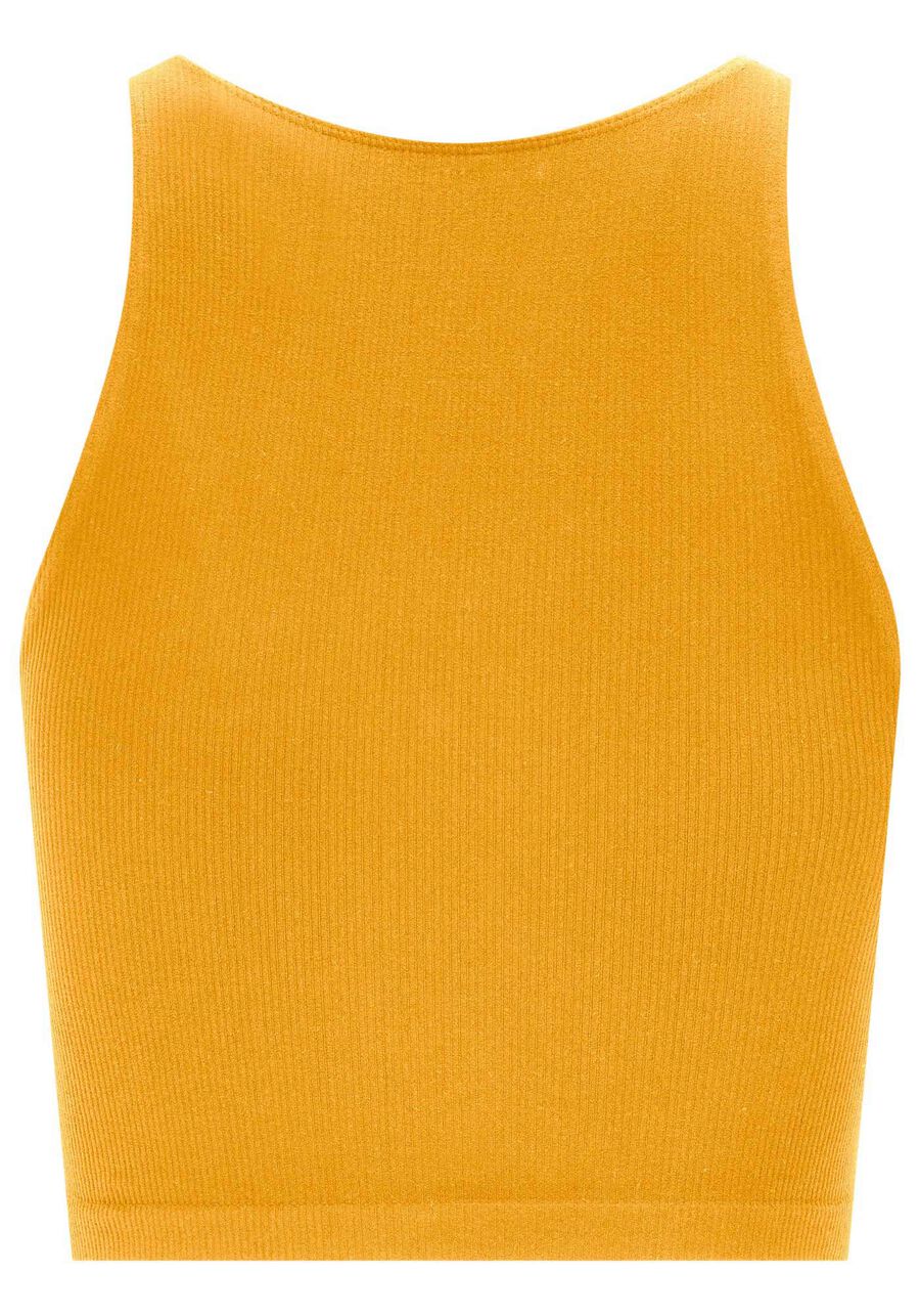 Regata Cropped Halter Neck Basic Seamless Sem Costura, . Regata Cropped Halter Neck Basic Seamless Sem Costura, , large.
