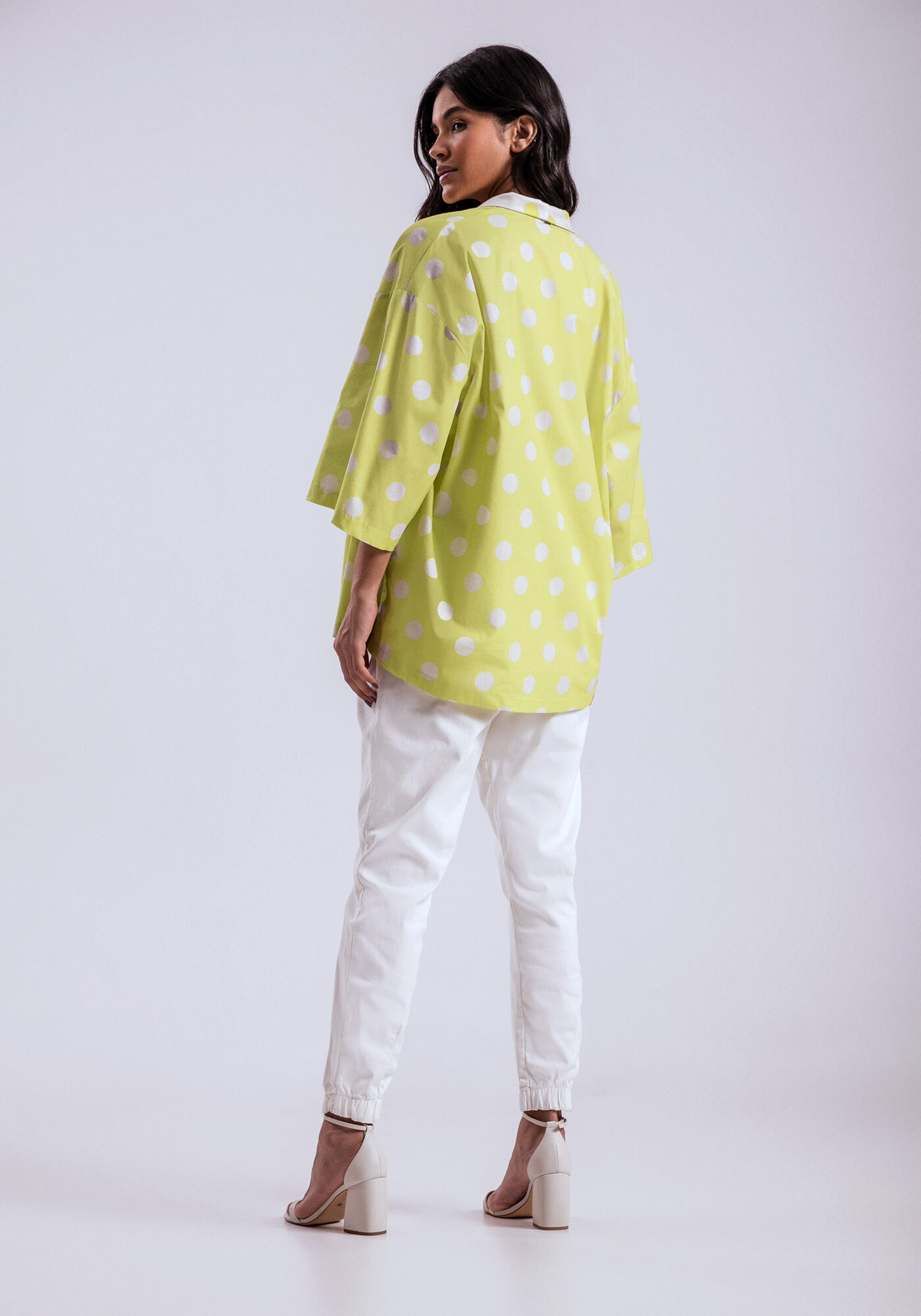 Sobreposi&ccedil;&atilde;o Estampada em Tecido com Faixa, , large.