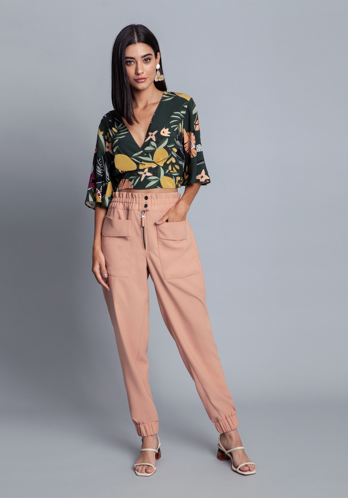 Blusa Tecido Rayon Bali Cropped, , large.