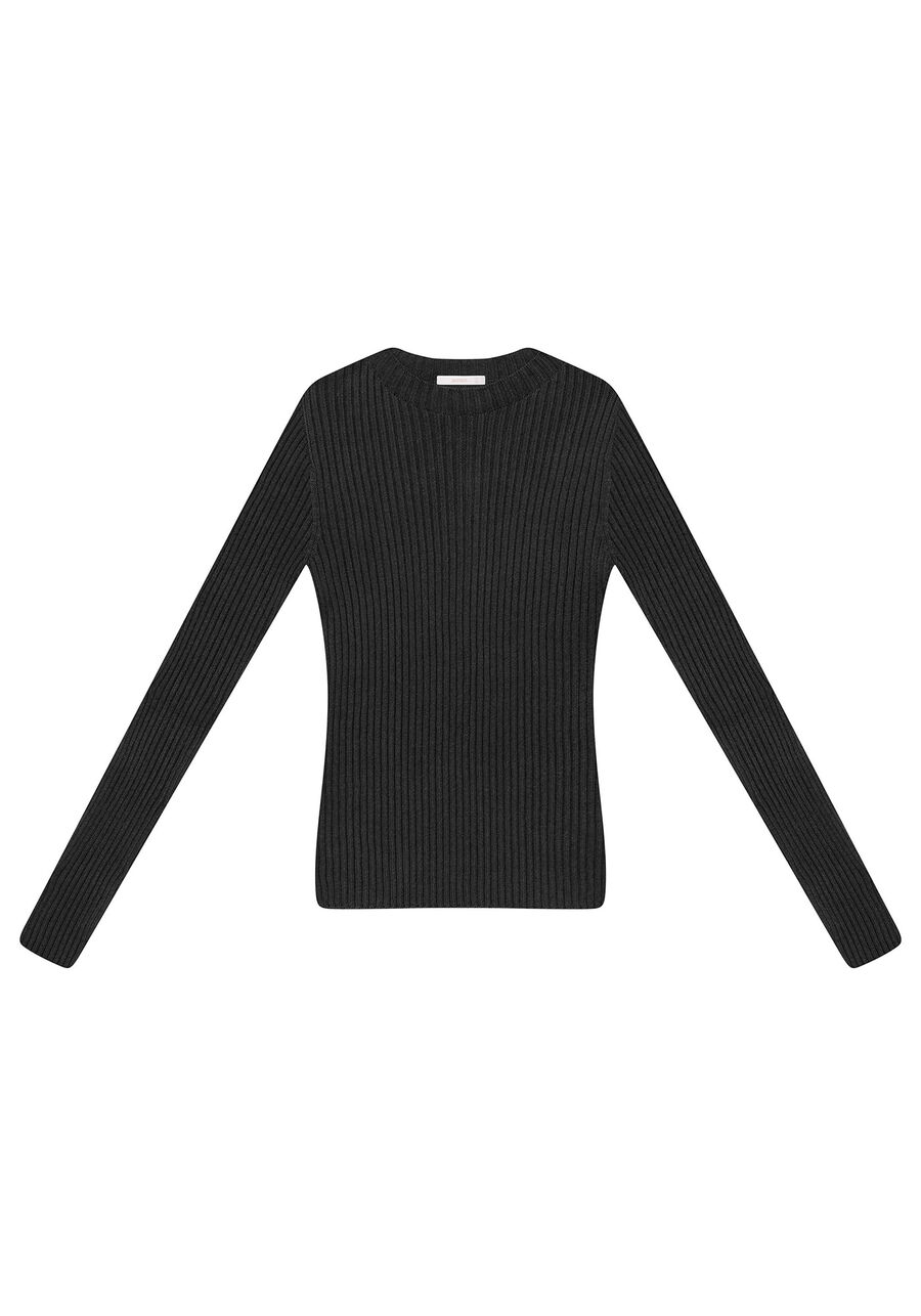 Blusa Manga Longa Tricô, . Blusa Manga Longa Tricô, , large.