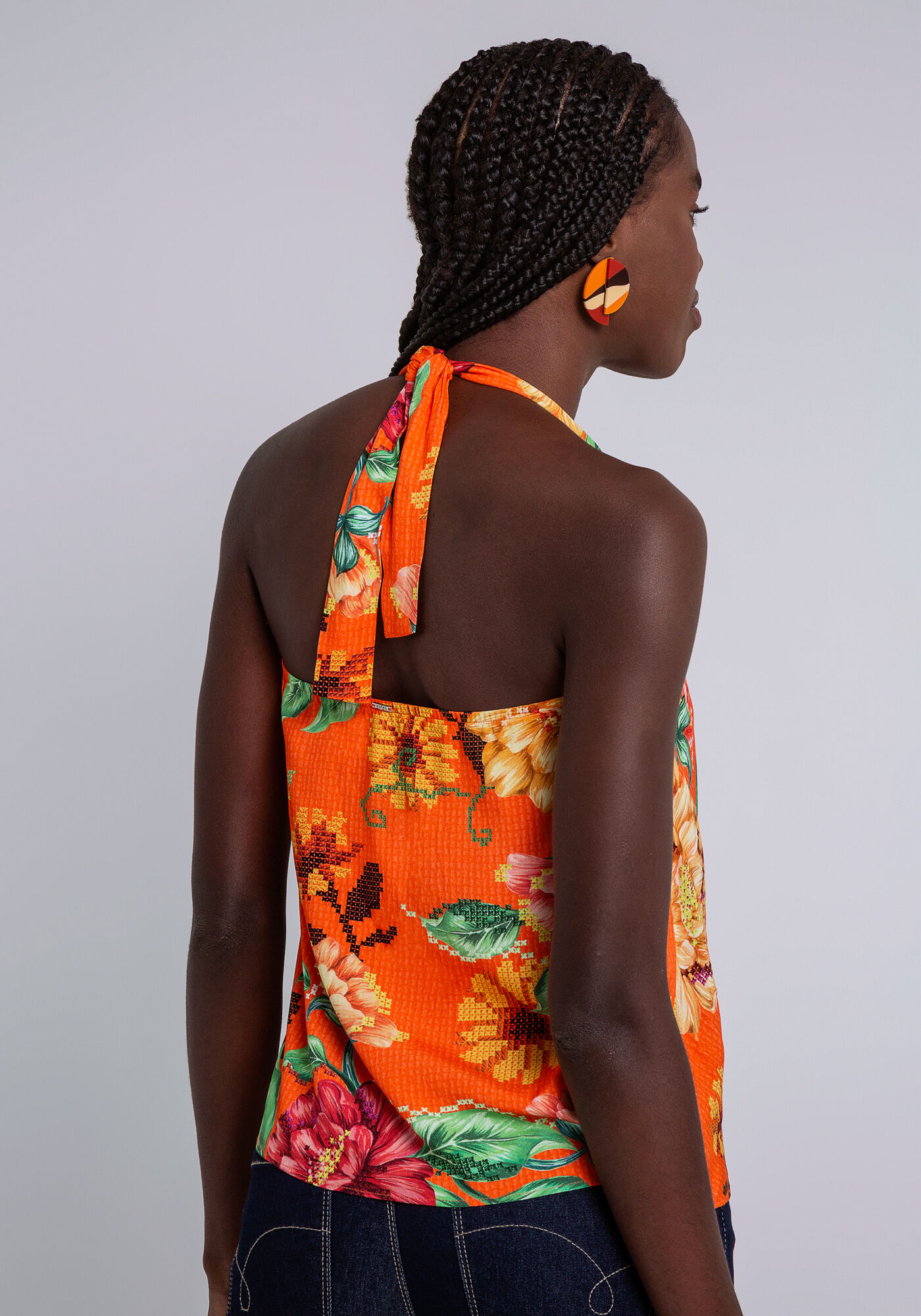 Blusa Frente &Uacute;nica Viscose Degag&ecirc;, , large.