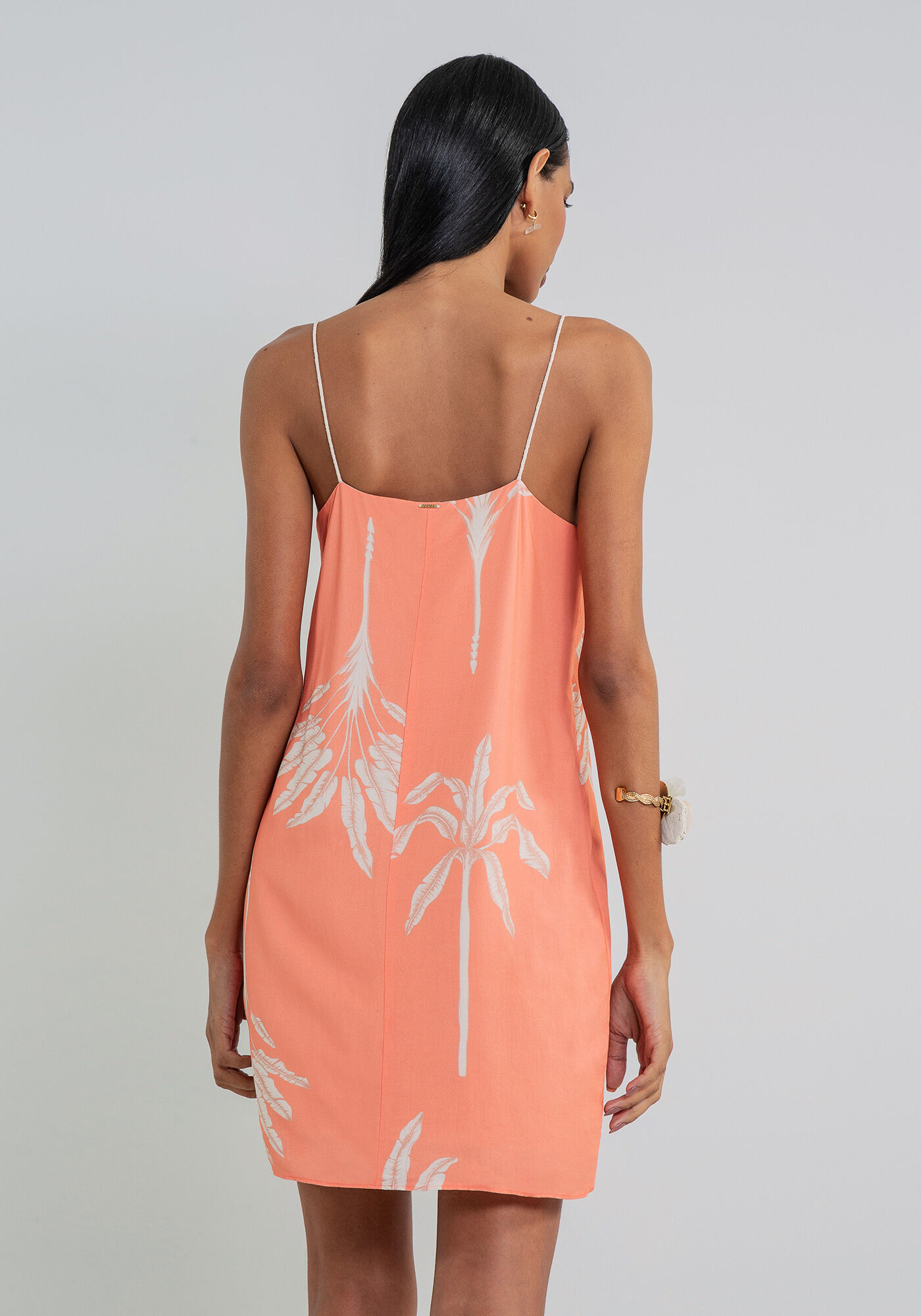 Vestido com Al&ccedil;as B&uacute;zios Estampa, , large.