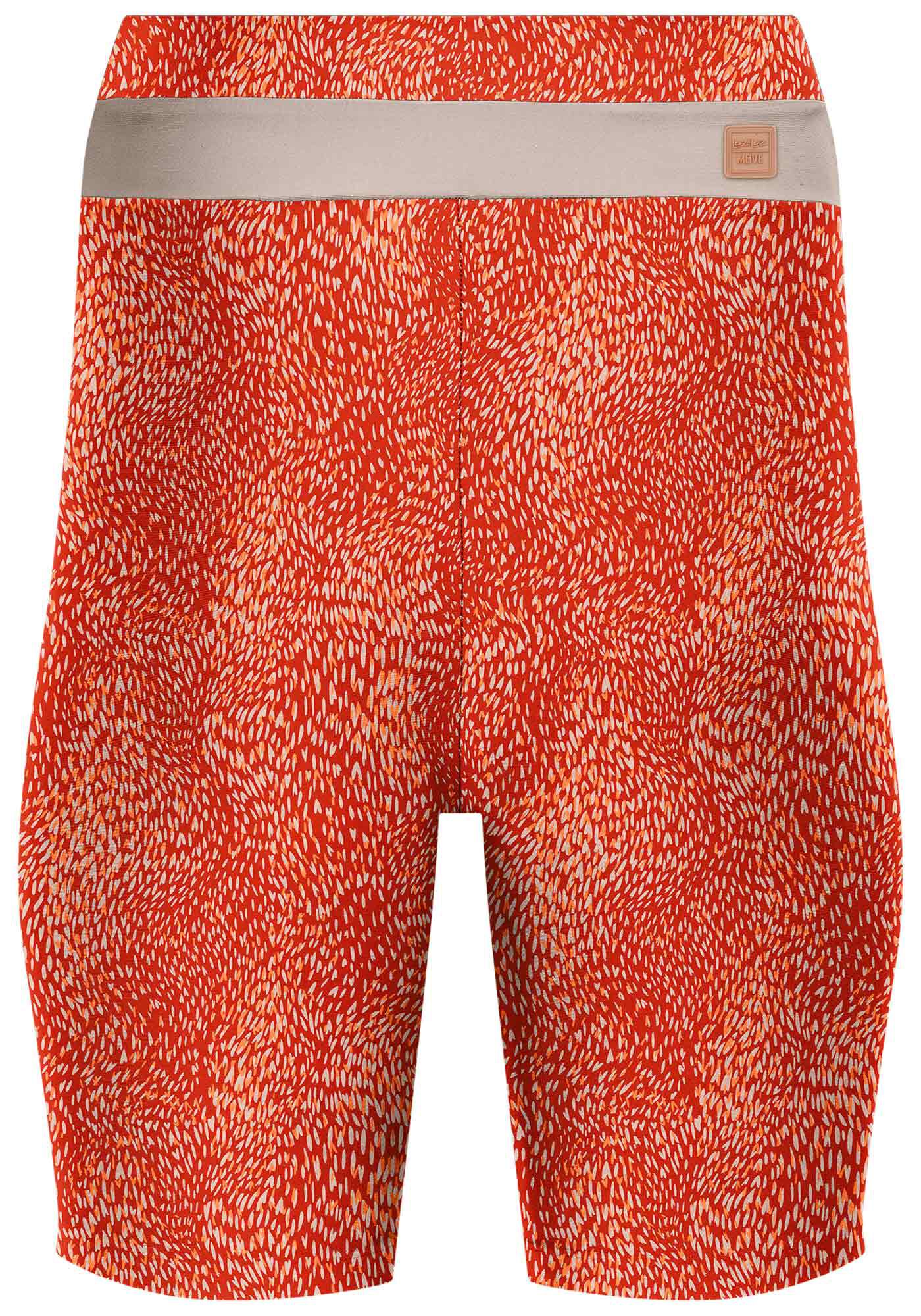 Bermuda Cintura Alta MOVE Fitness Estampada com Recorte, , large.