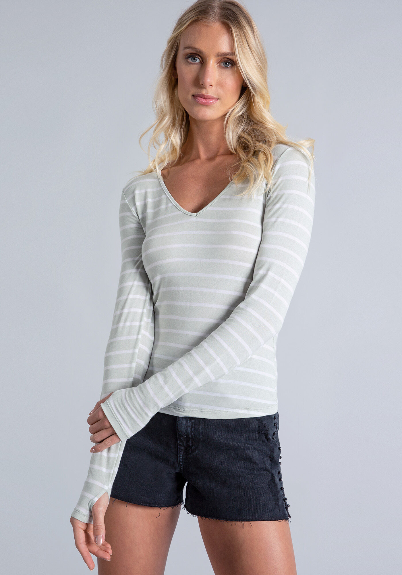 Blusa Manga Longa Listrada, , large.