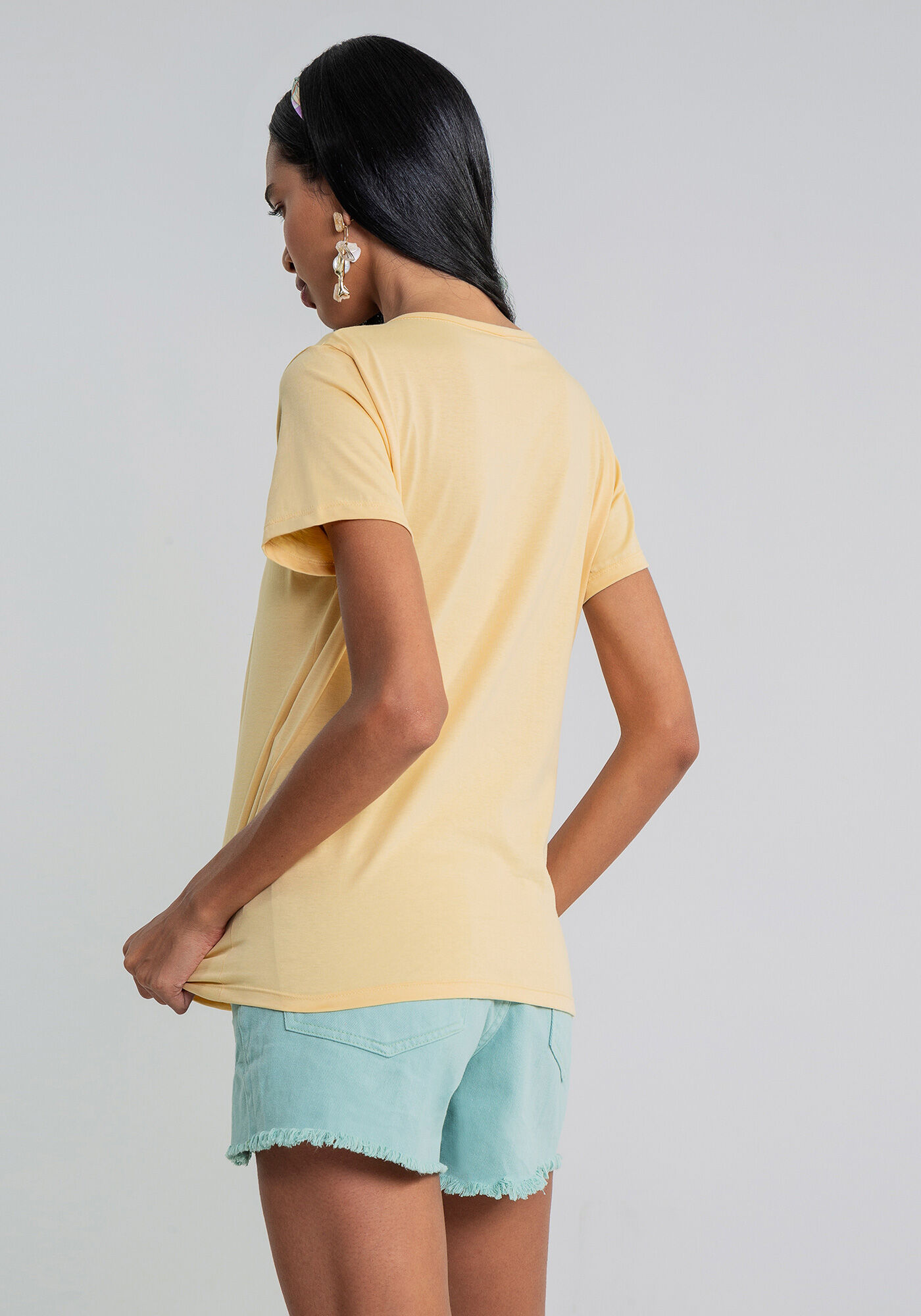 Blusa Glitter com Faixa, , large.