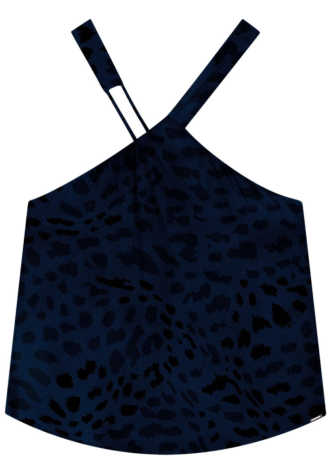 Blusa Halter Neck em Viscose, , large.