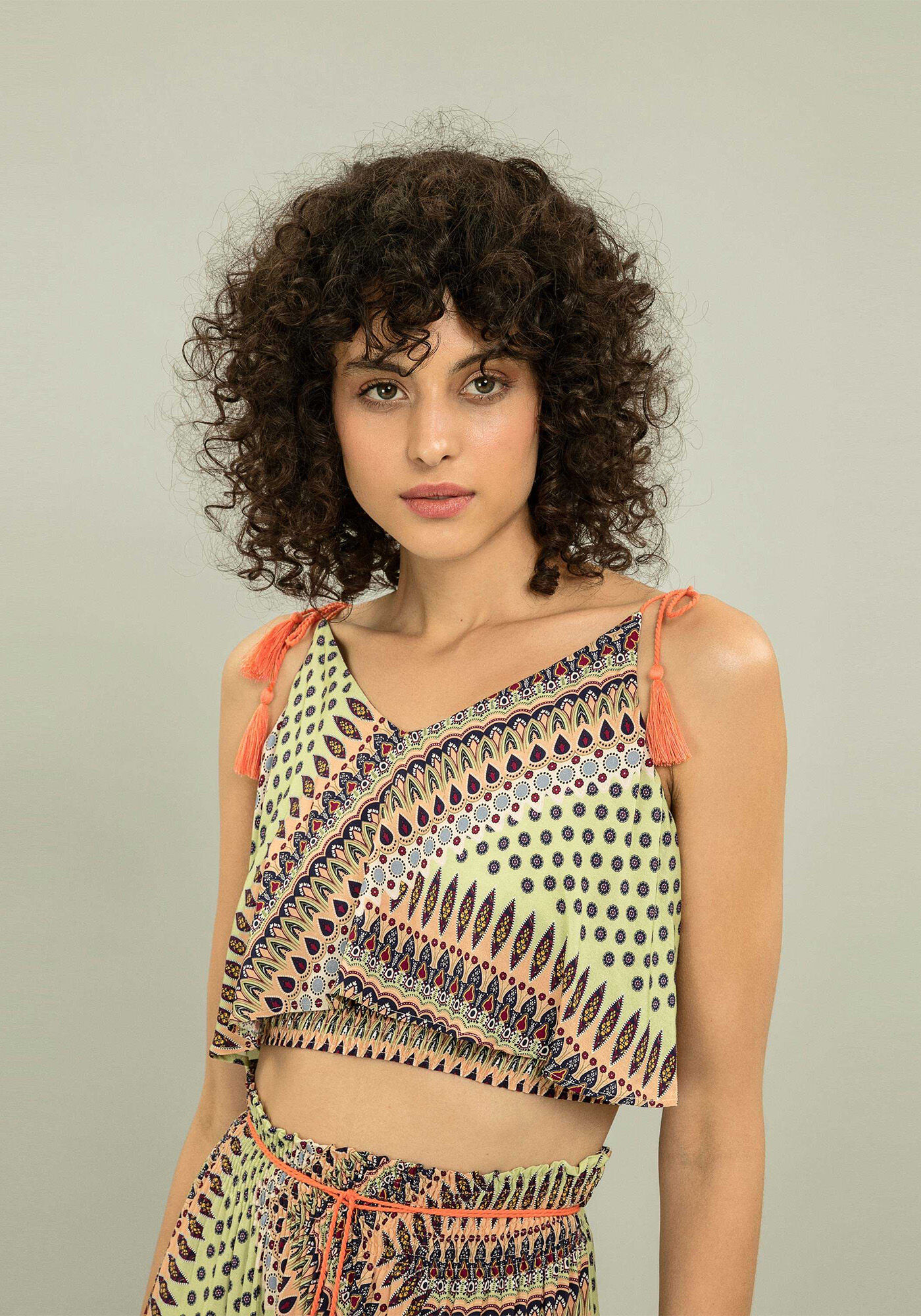 Blusa com Al&ccedil;as Cropped, , large.